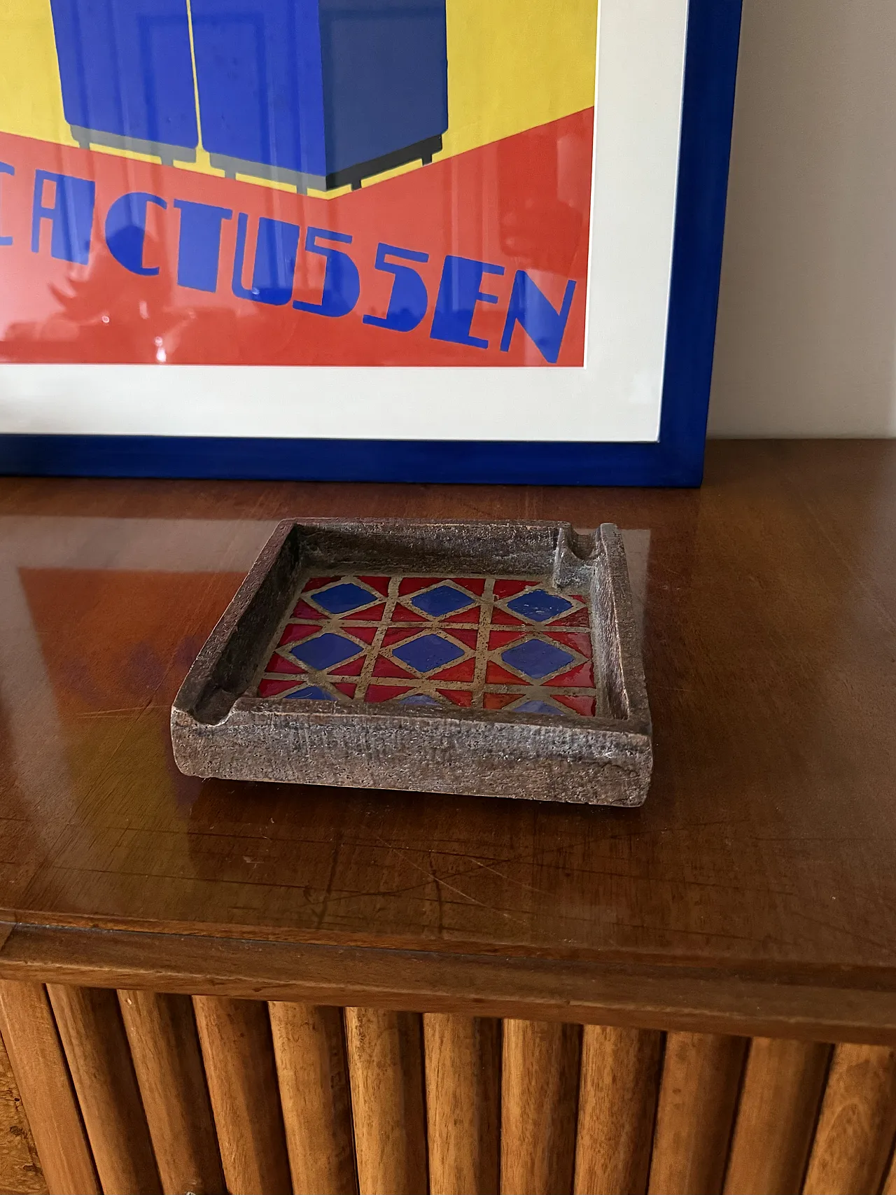 Midcentury ceramic ashtray, Aldo Londi Bitossi 1970 4