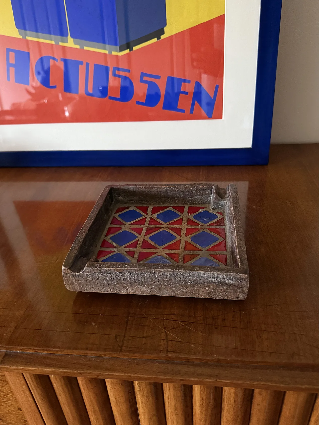 Midcentury ceramic ashtray, Aldo Londi Bitossi 1970 13