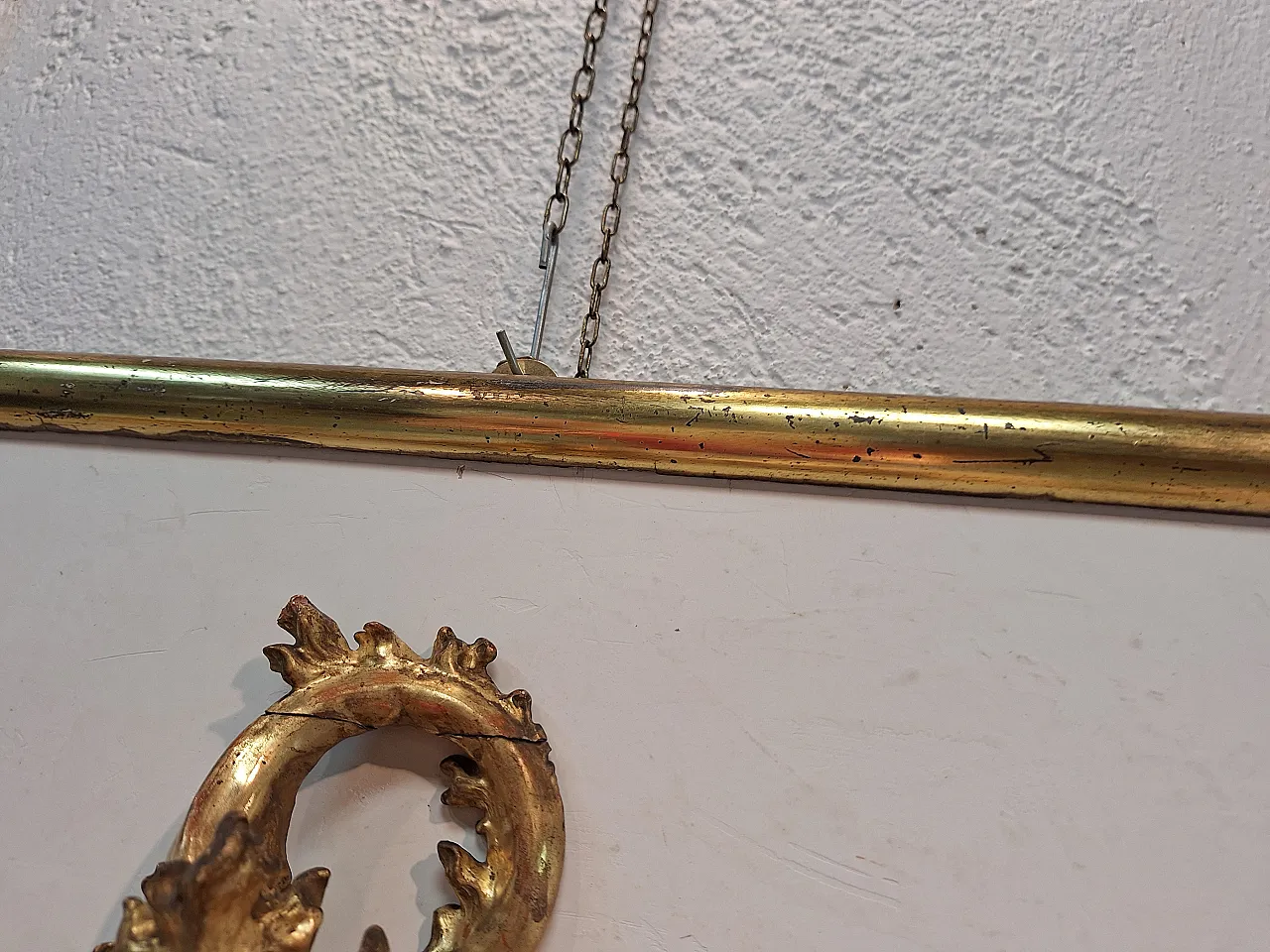 Gilded wooden dragon-shaped cymatium sculpture, late 19th century 10