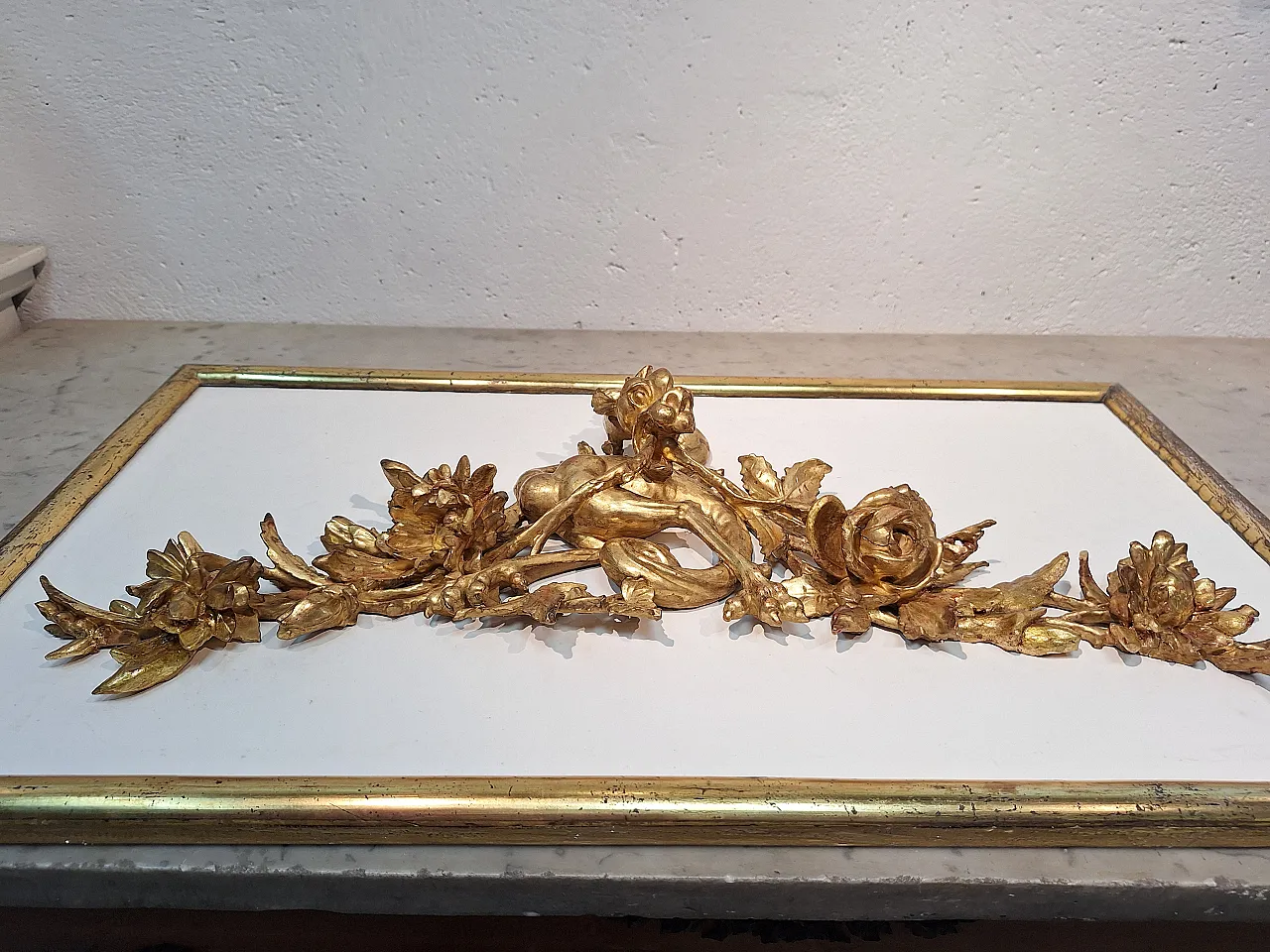 Gilded wooden dragon-shaped cymatium sculpture, late 19th century 18