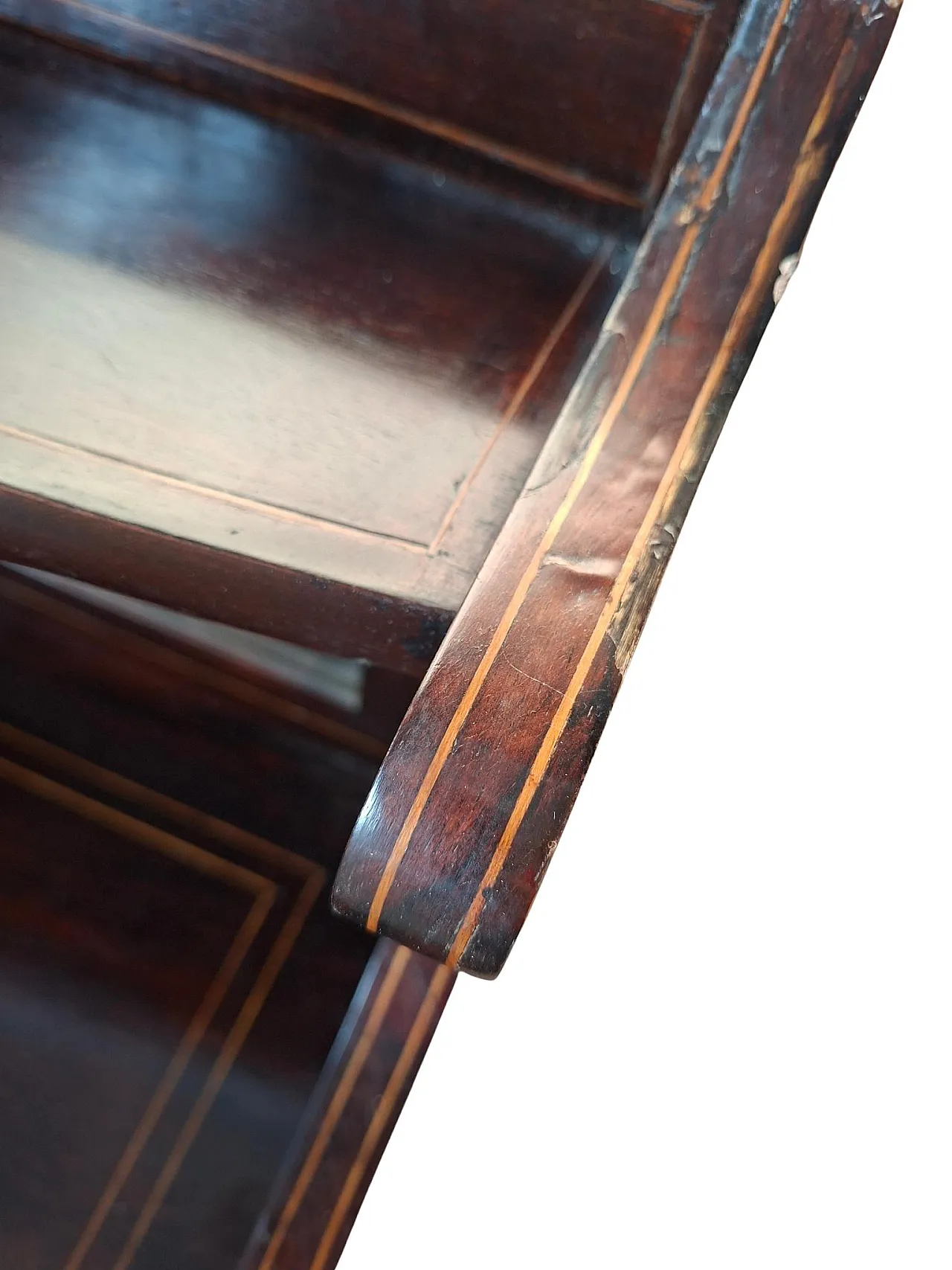 Charcoal cabinet with wood with mirror, '800 8