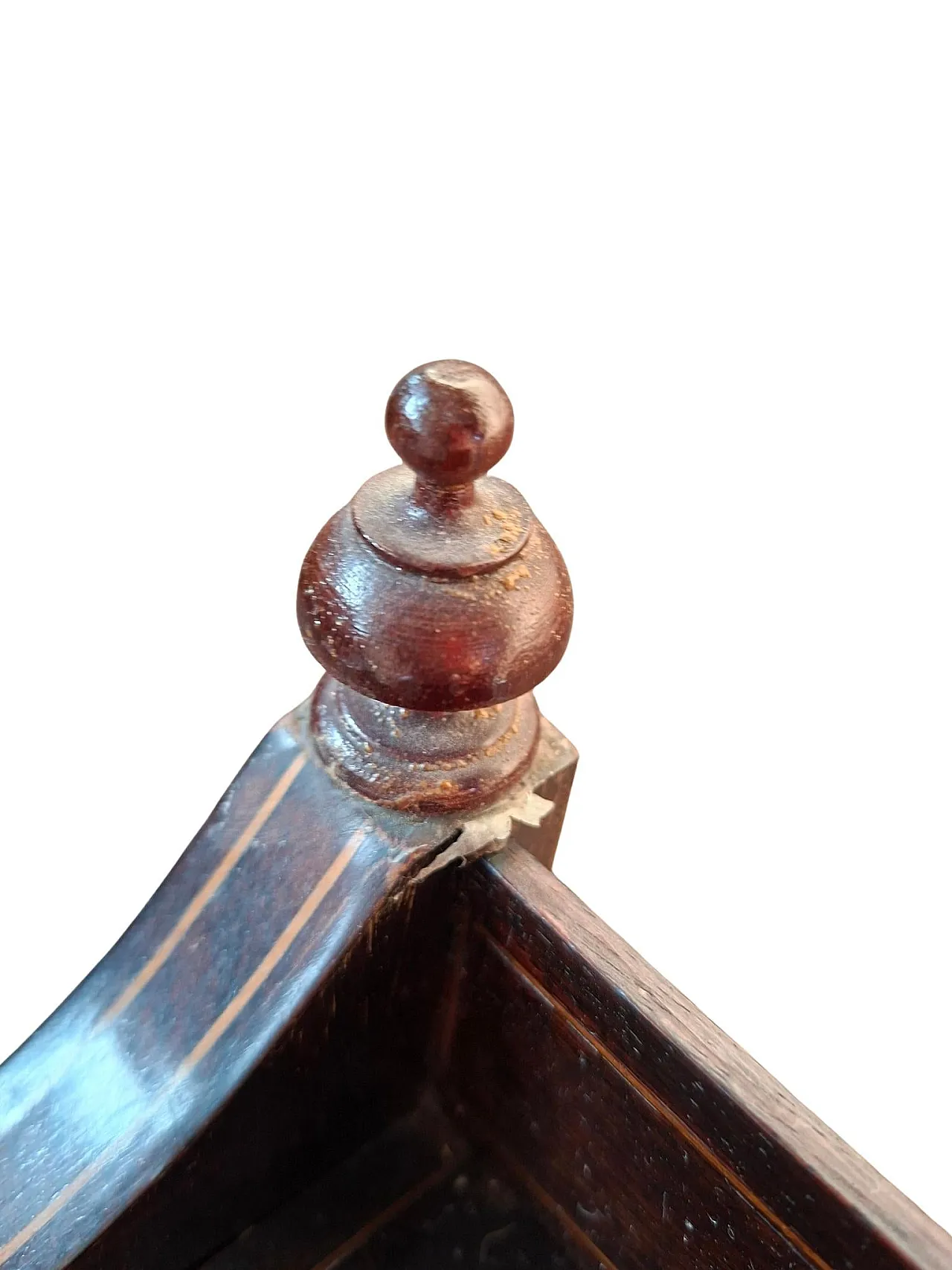 Charcoal cabinet with wood with mirror, '800 10