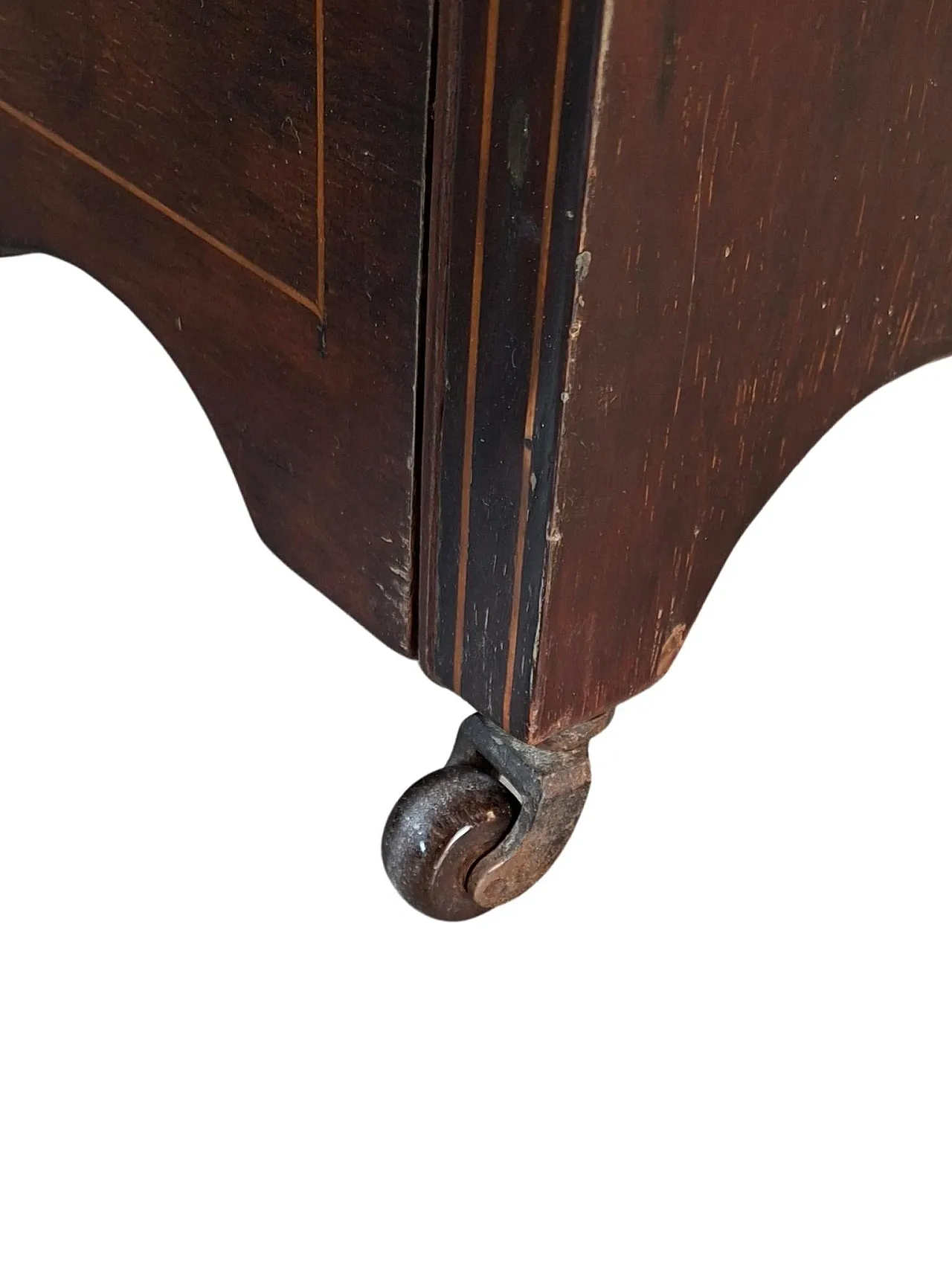 Charcoal cabinet with wood with mirror, '800 14