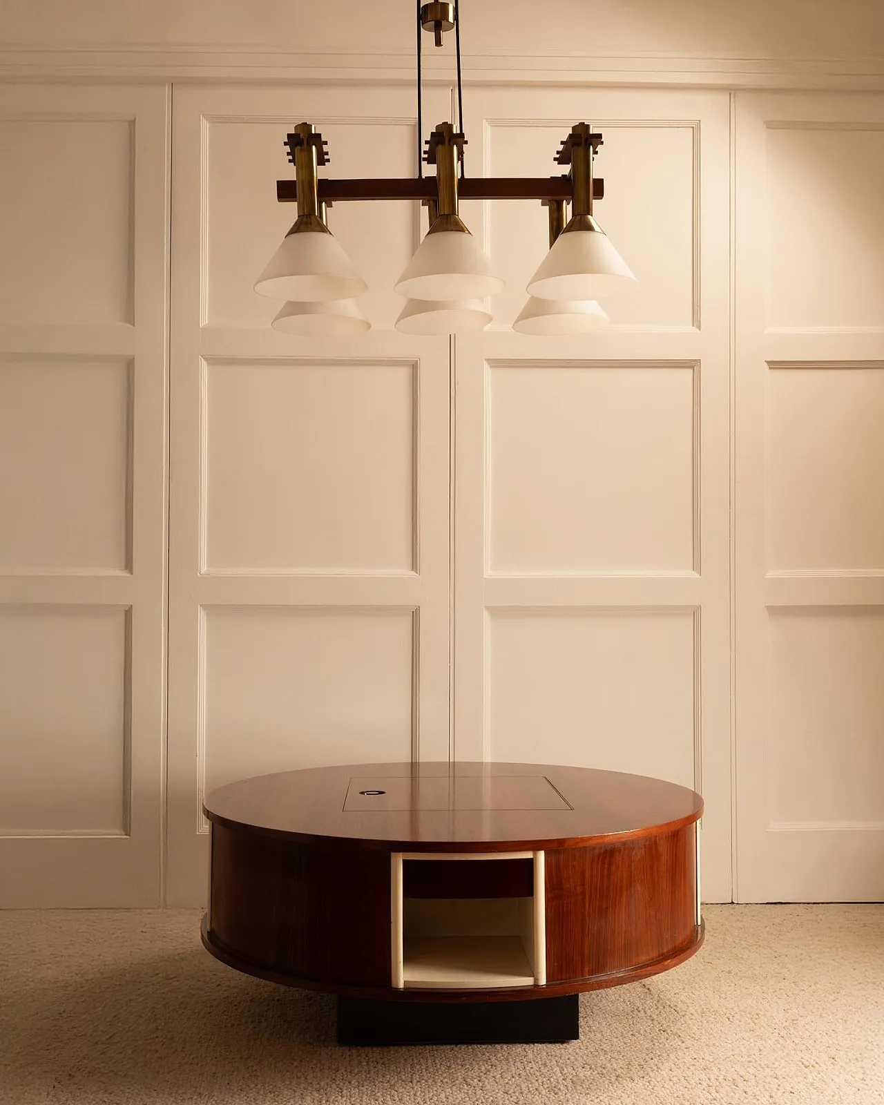 Six-light pendant lamp, 1960s 2