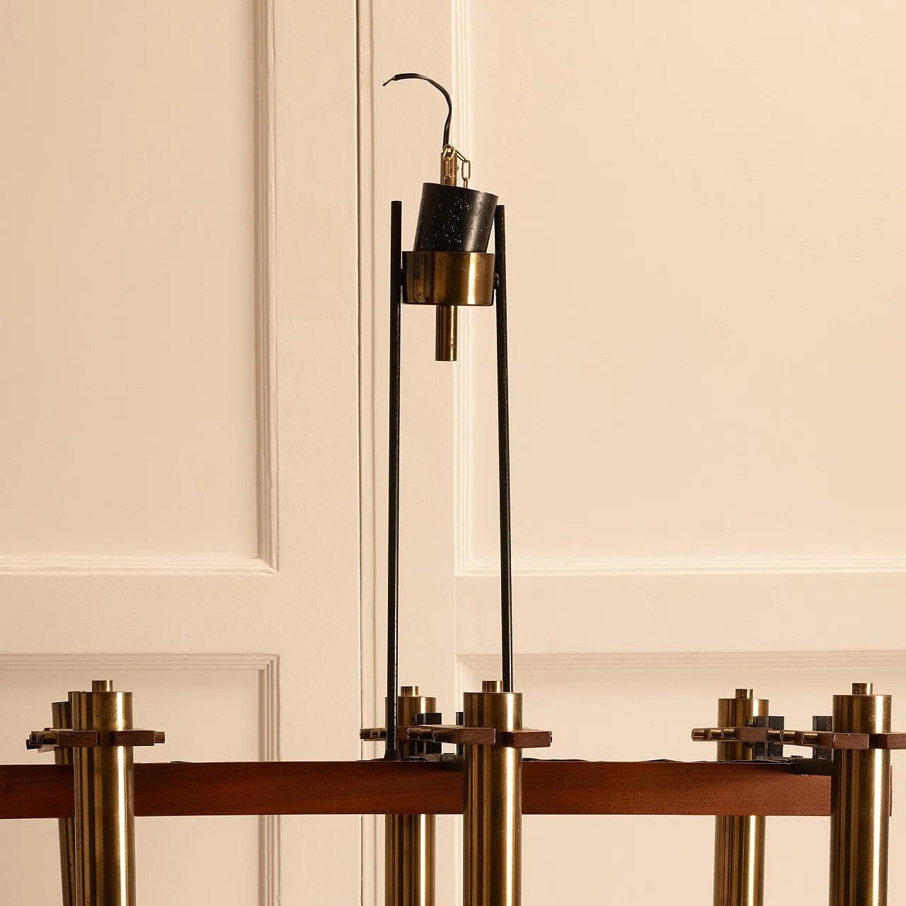 Six-light pendant lamp, 1960s 5