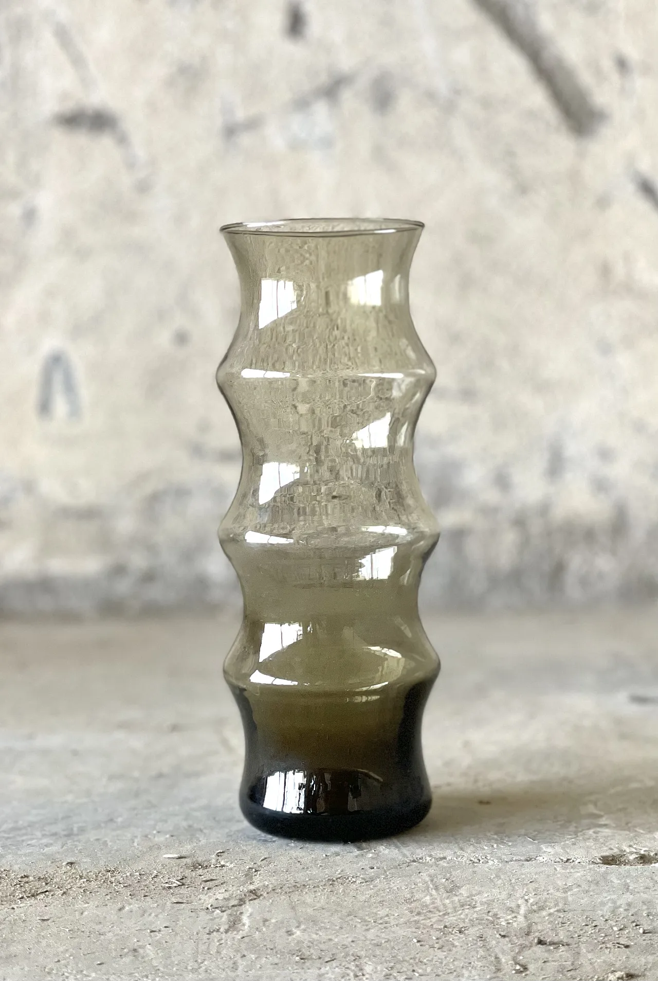 Scandinavian handcrafted vase, 1960s 1