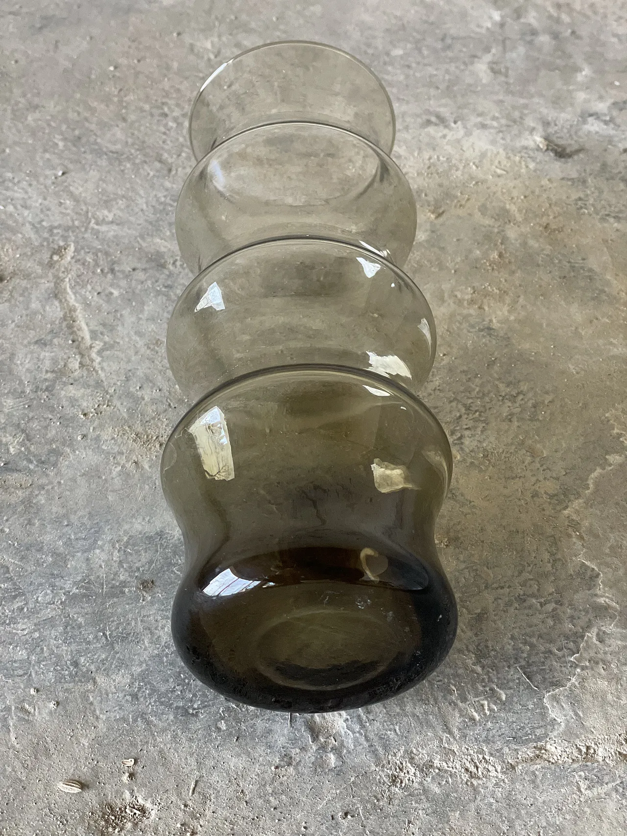 Scandinavian handcrafted vase, 1960s 6