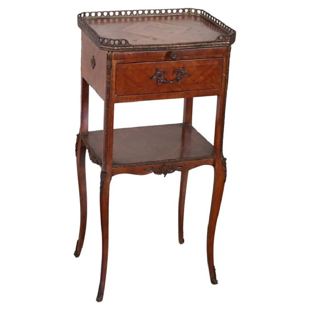 Refined late 19th century bedside table 1