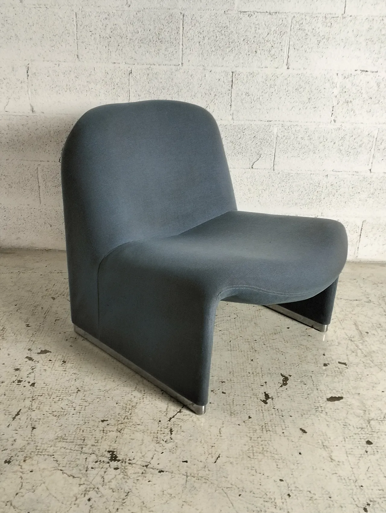 Powder blue Alky chair by Giancarlo Piretti for Anonima Castelli, 70s 4