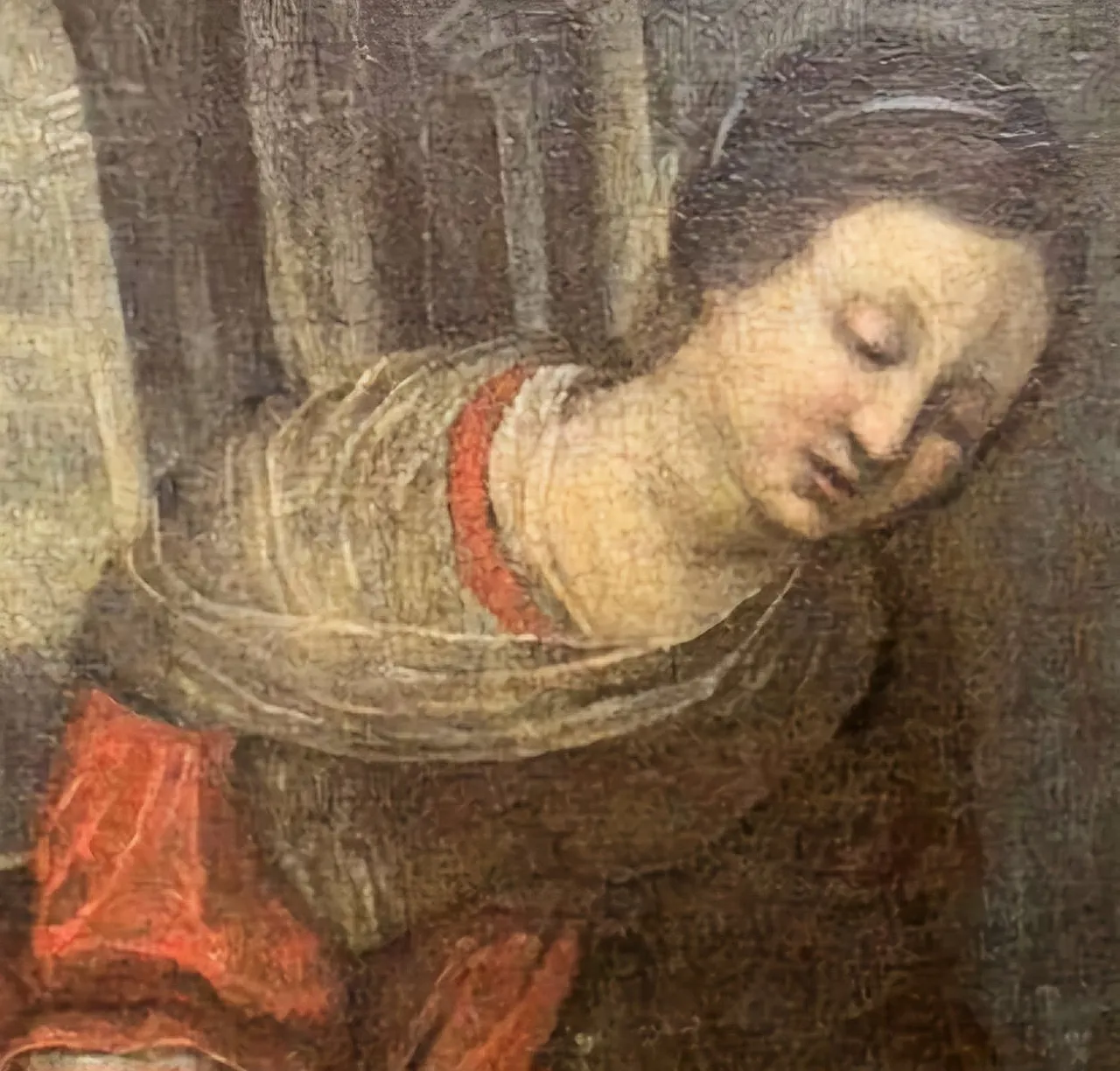 Holy Family with Lamb, Oil on canvas, Late 17th century 3