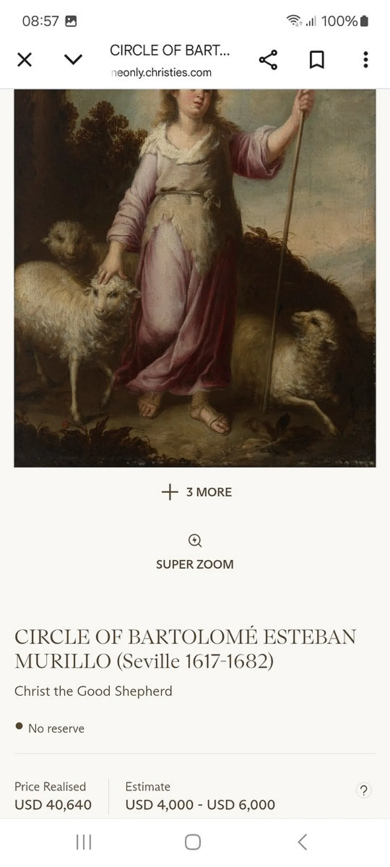 Holy Family with Lamb, Oil on canvas, Late 17th century 9