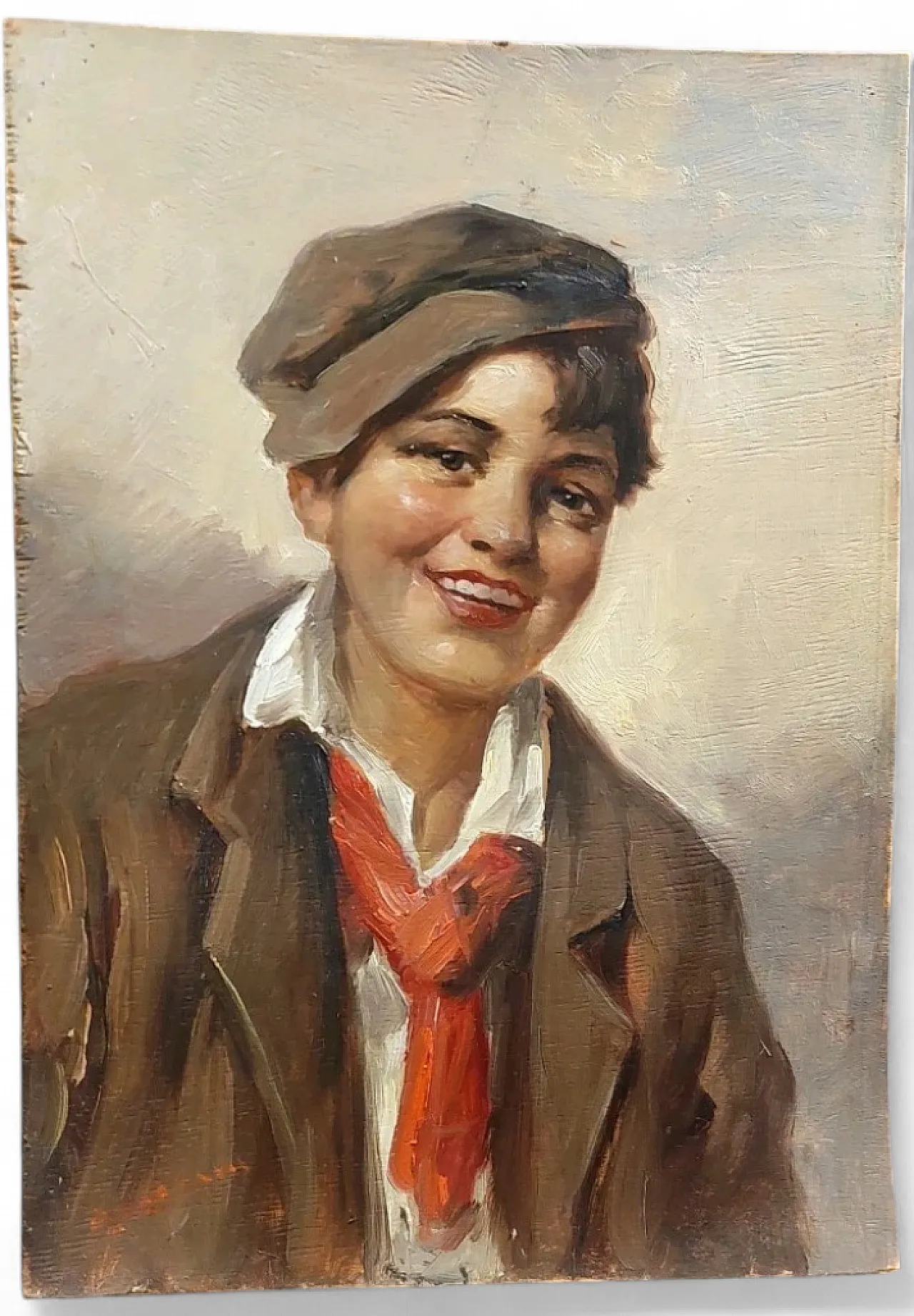 Athos Renzi Brioschi, oil on panel, 20th century 12
