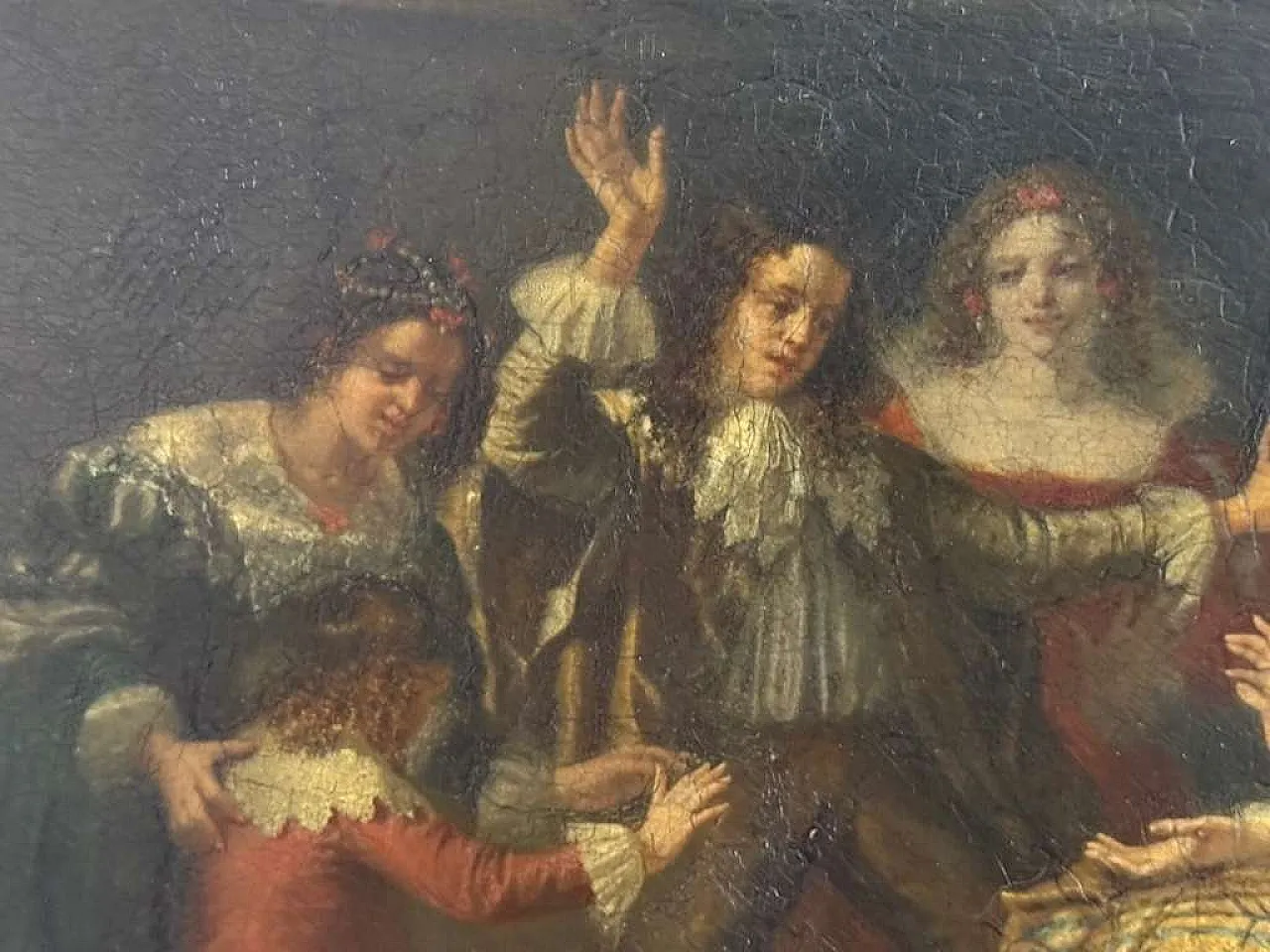 Adolphe François Monfallet, Genre scene, Oil on canvas, 19th Century 6