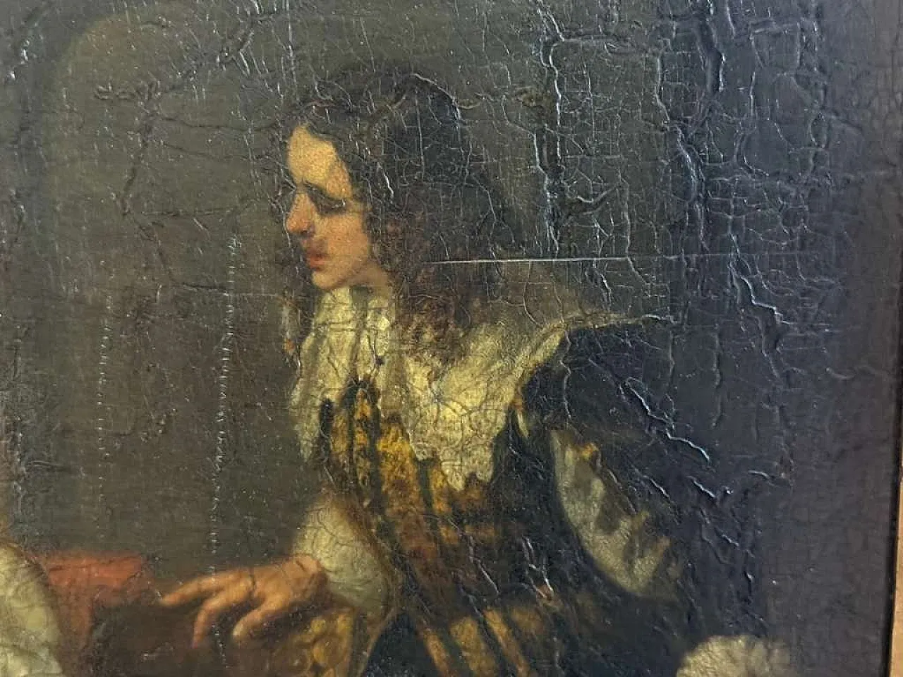 Adolphe François Monfallet, Genre scene, Oil on canvas, 19th Century 8