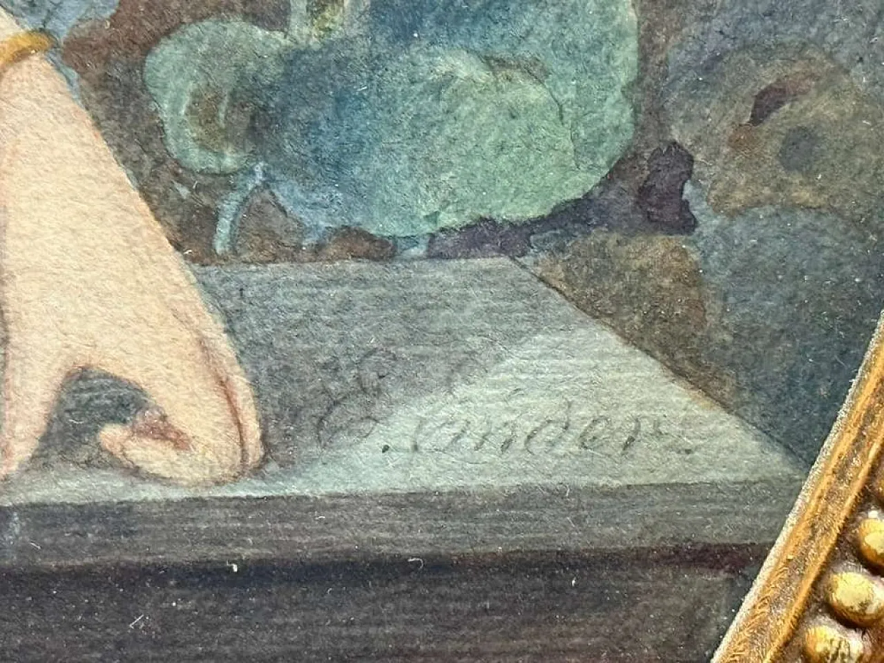 Ritratto di giovane donna, firmato Eduard Ender, 19th century 3