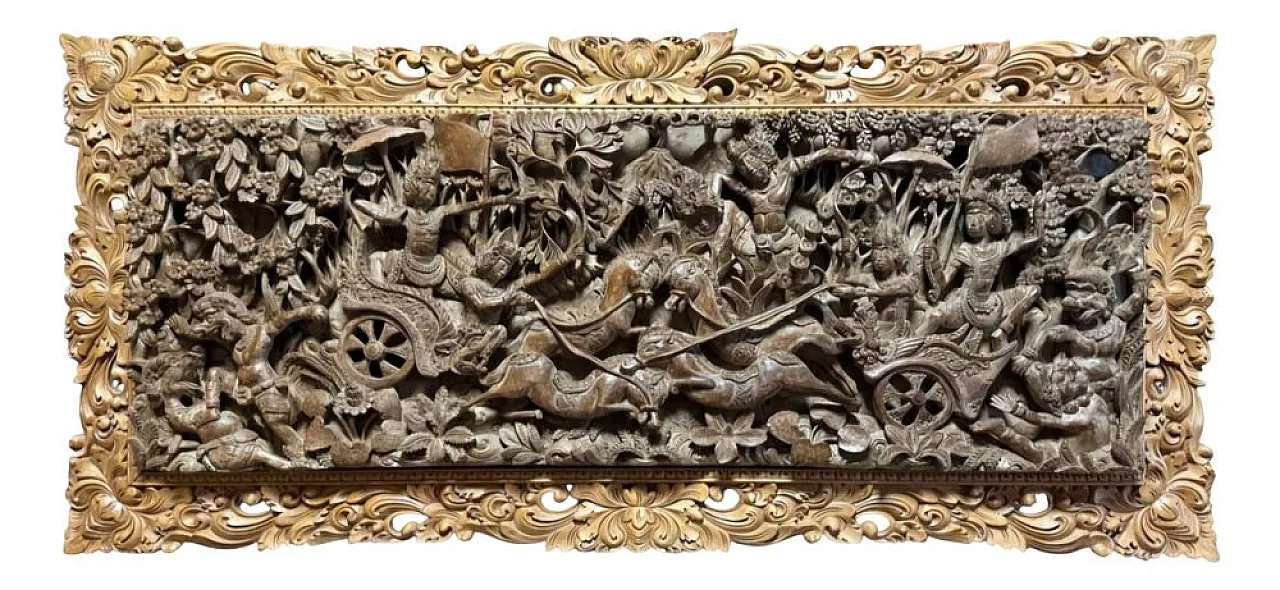 Indonesian artist, Ramayana relief Bali, 19th century 1