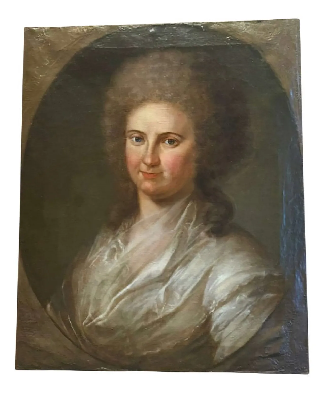 Portrait of a young Rococo woman, Central European school 18th century 1