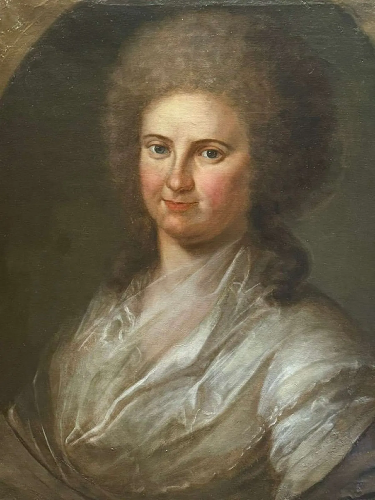 Portrait of a young Rococo woman, Central European school 18th century 5