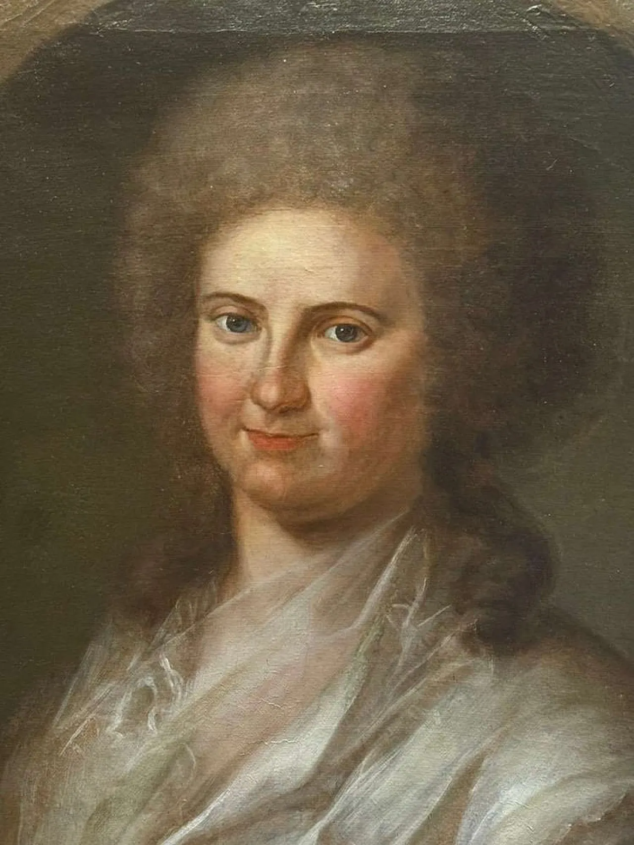 Portrait of a young Rococo woman, Central European school 18th century 6