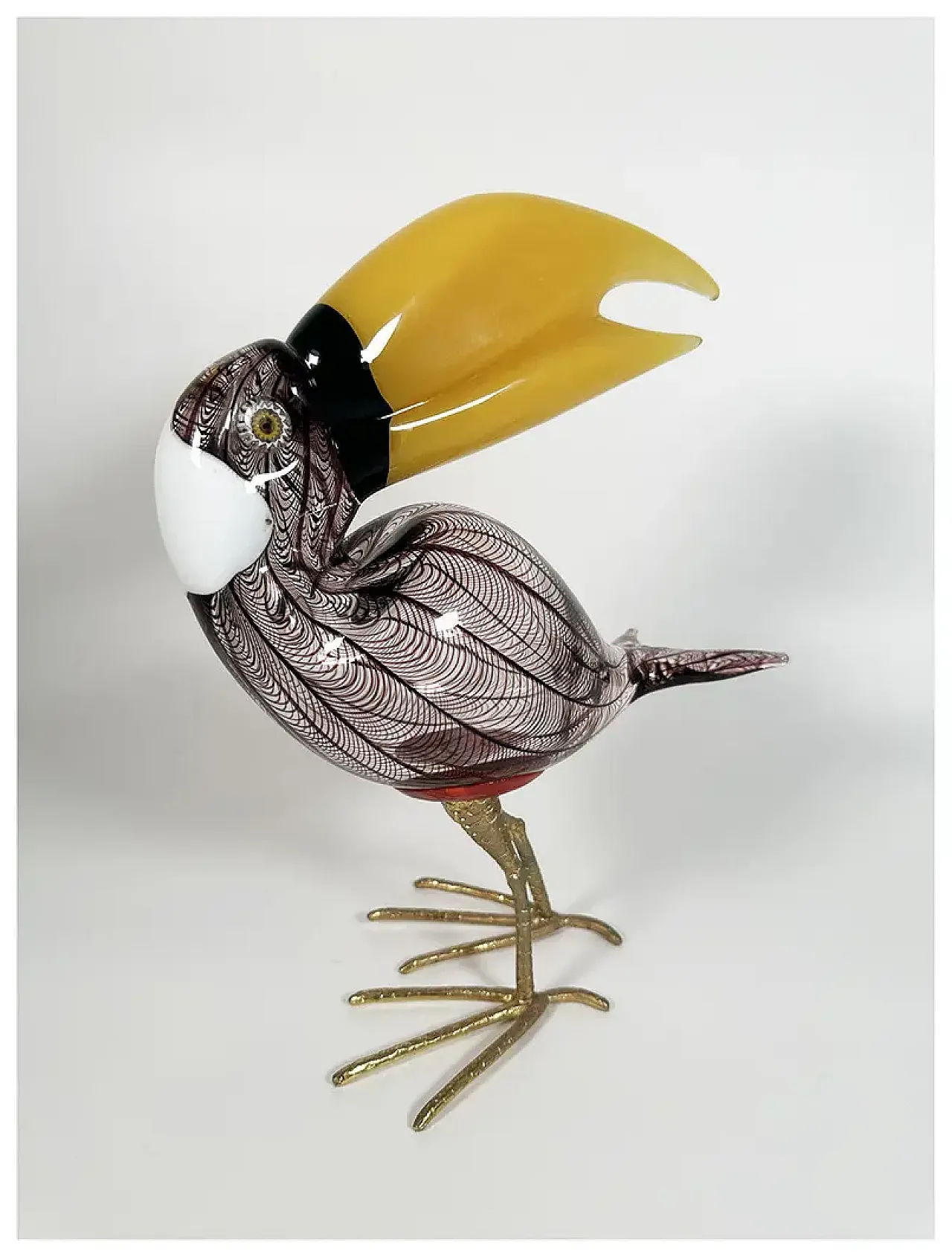 Licio Zanetti's blown glass toucan, 1970s 2