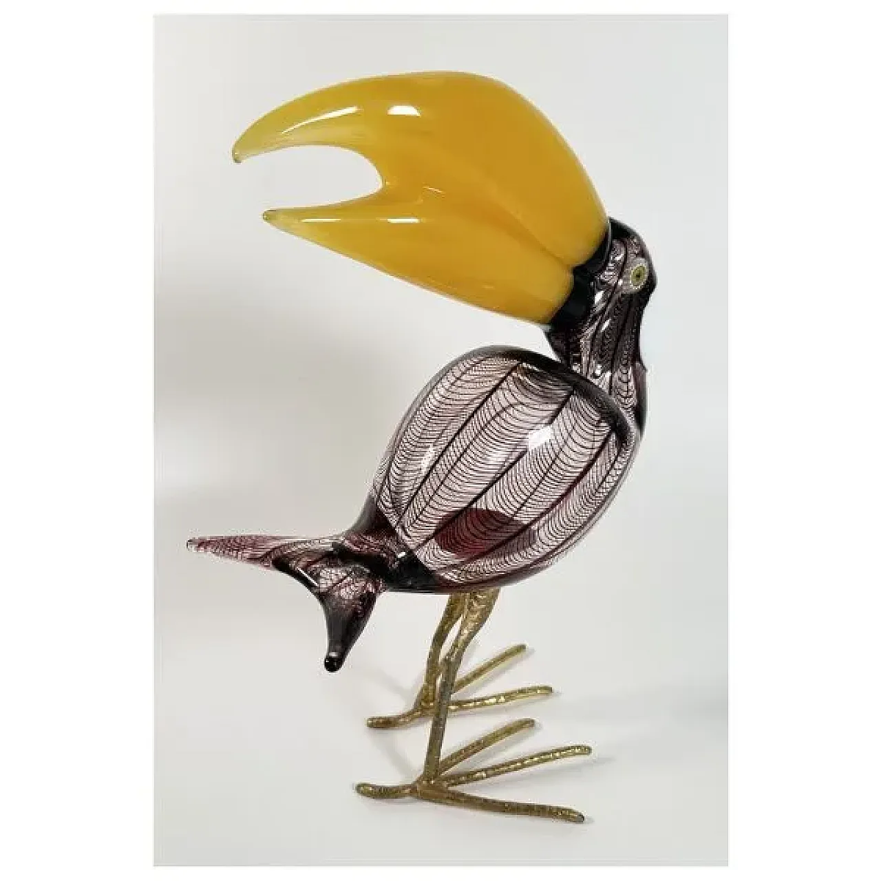 Licio Zanetti's blown glass toucan, 1970s 8