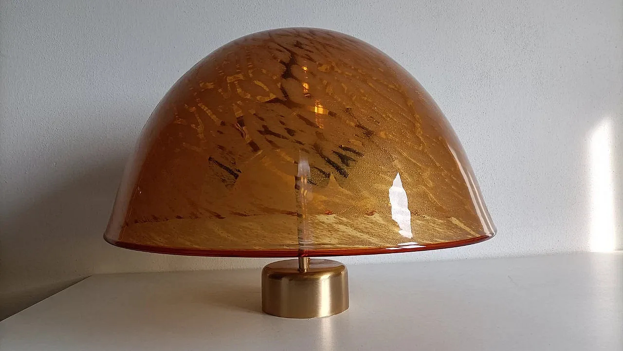 La Murrina 5-light amber cup chandelier, 20th century 1