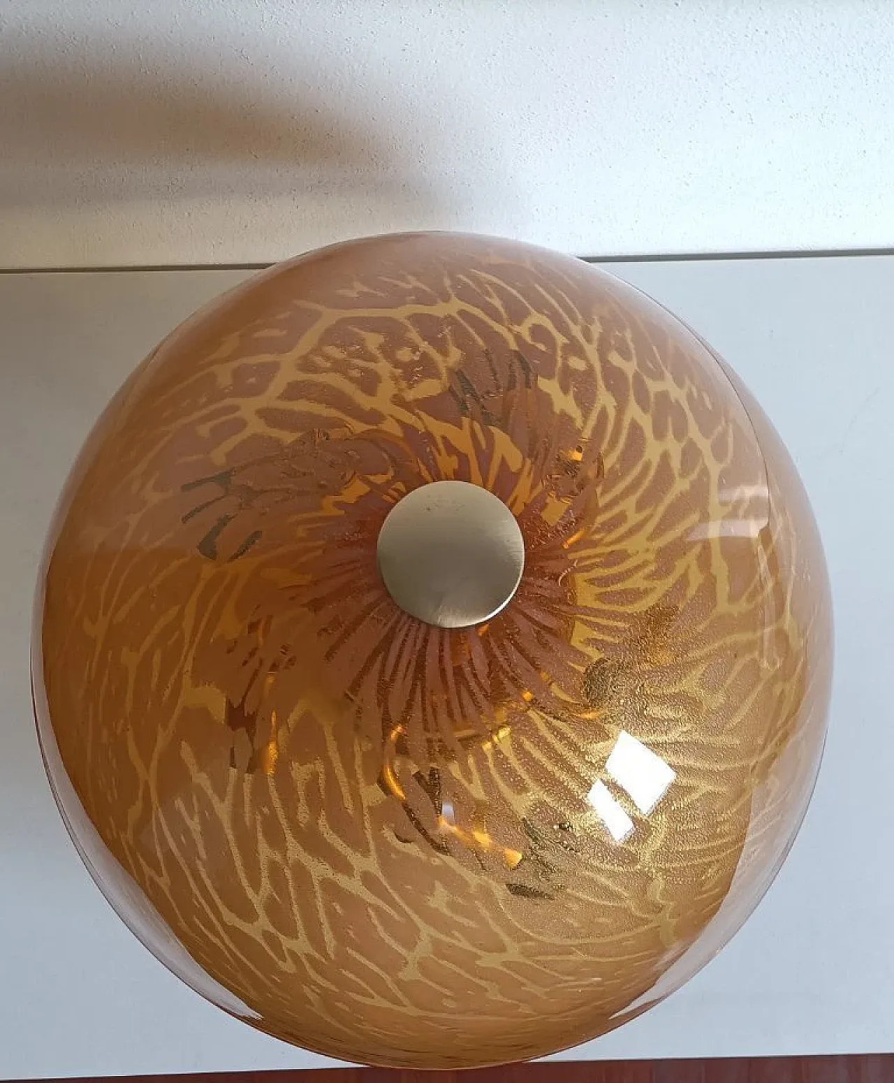 La Murrina 5-light amber cup chandelier, 20th century 3