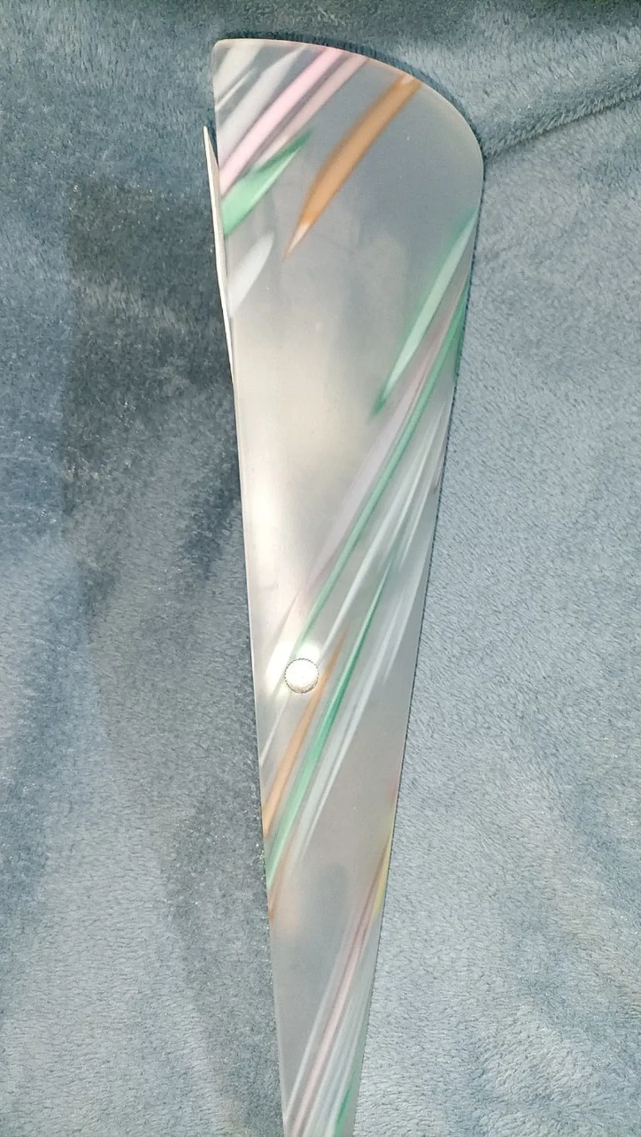 Murano glass wall light by Due P., 20th century 2