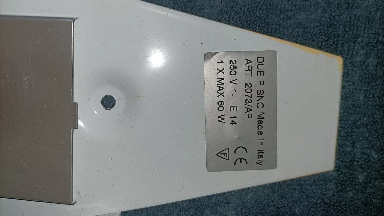 Murano glass wall light by Due P., 20th century 3