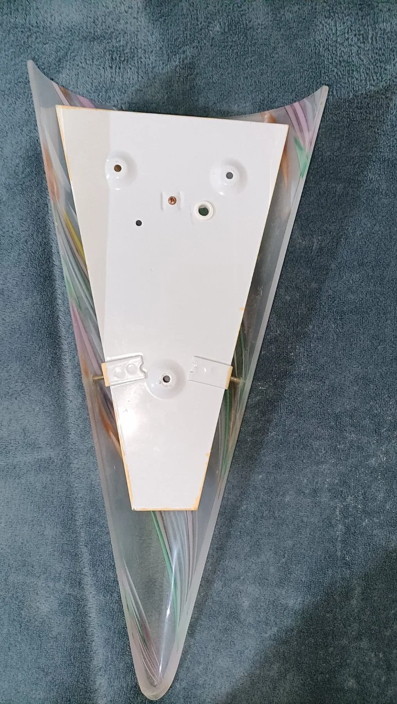 Murano glass wall light by Due P., 20th century 5