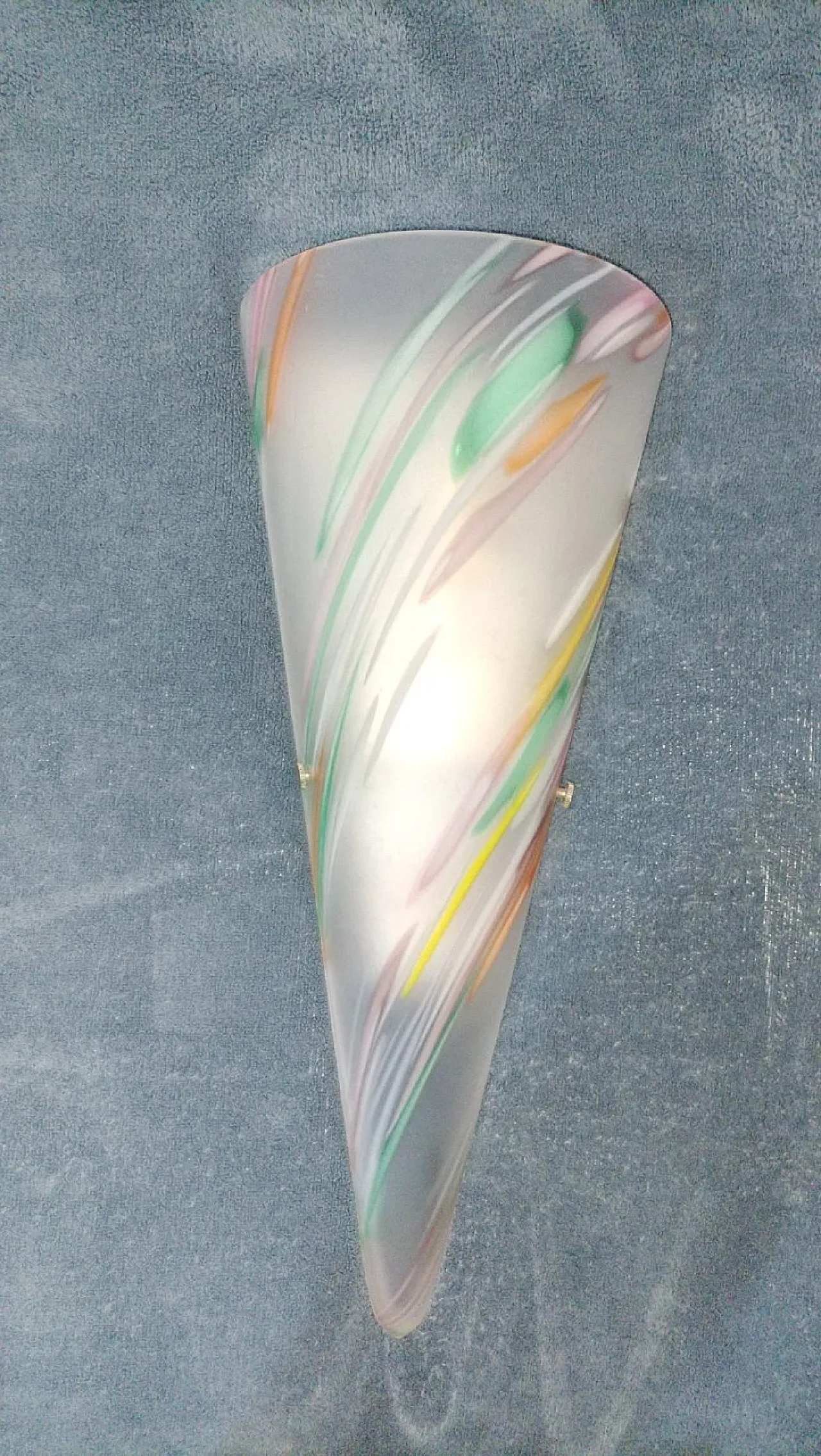 Murano glass wall light by Due P., 20th century 6