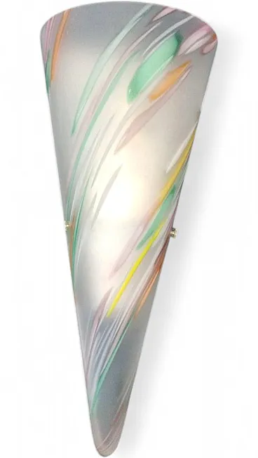 Murano glass wall light by Due P., 20th century
