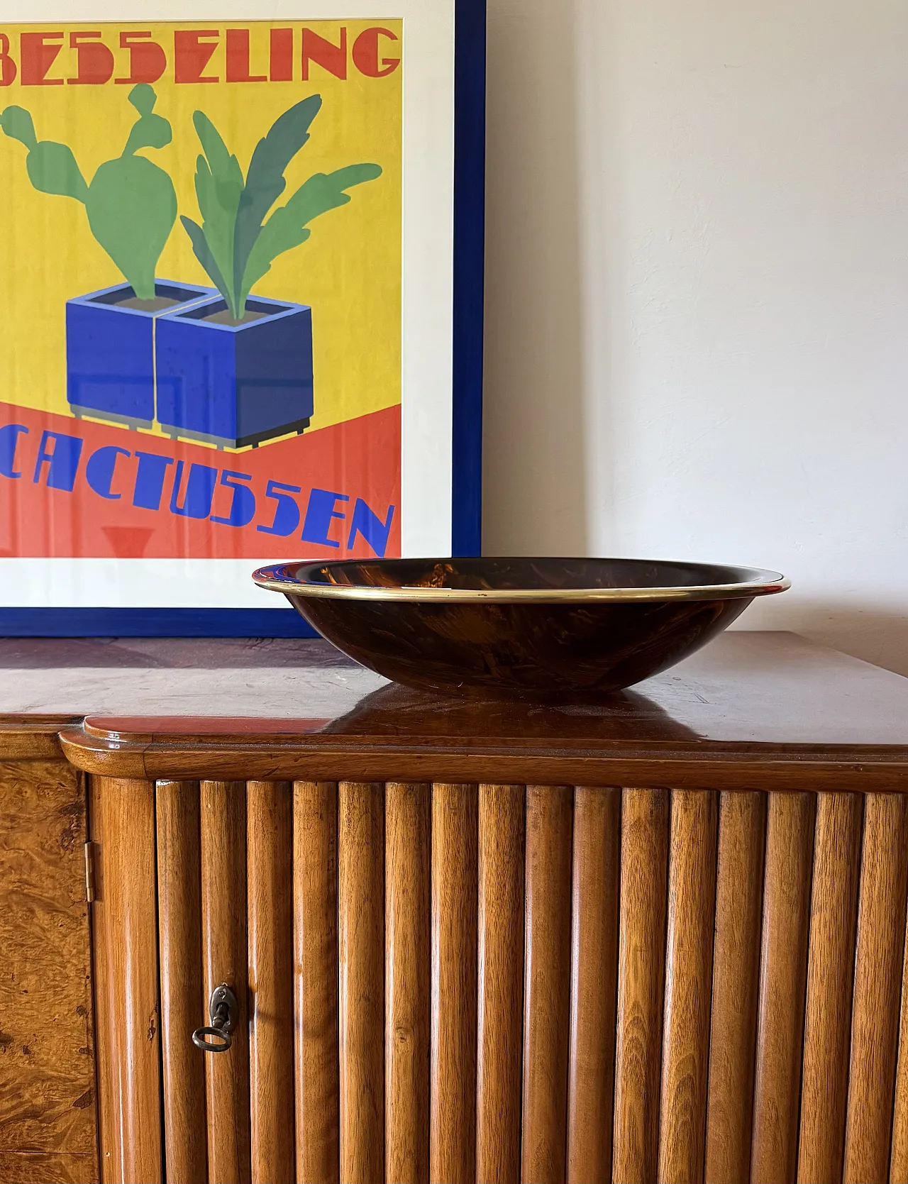Brass and Lucite centrepiece, Italy 1970 7