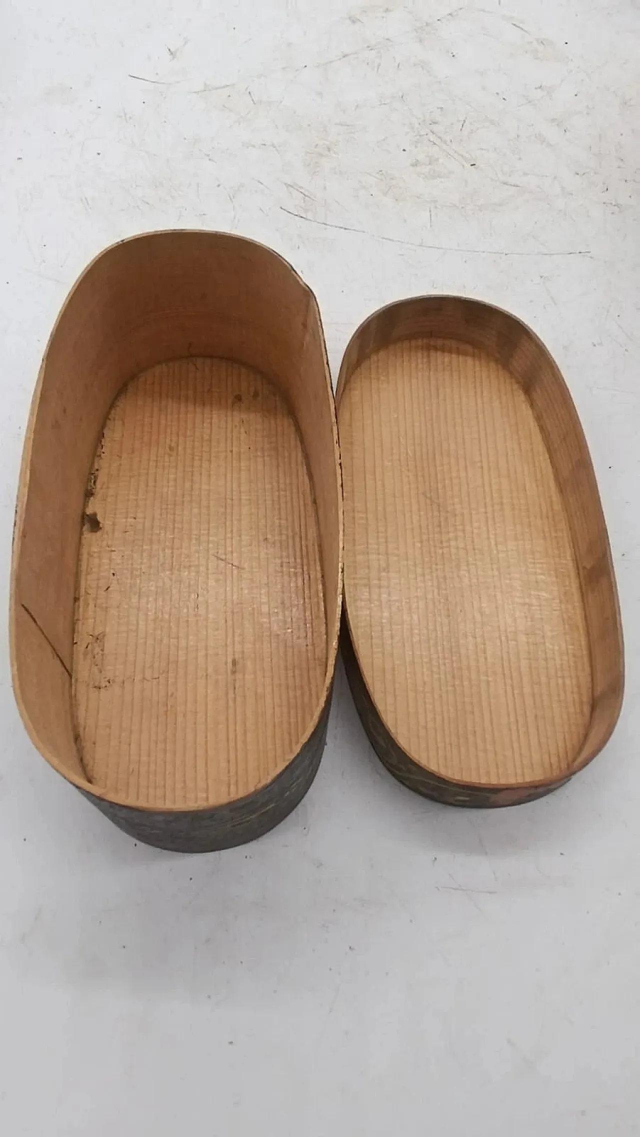 Scatola dipinta Tirolo in faggio curvo e abete, '800 5