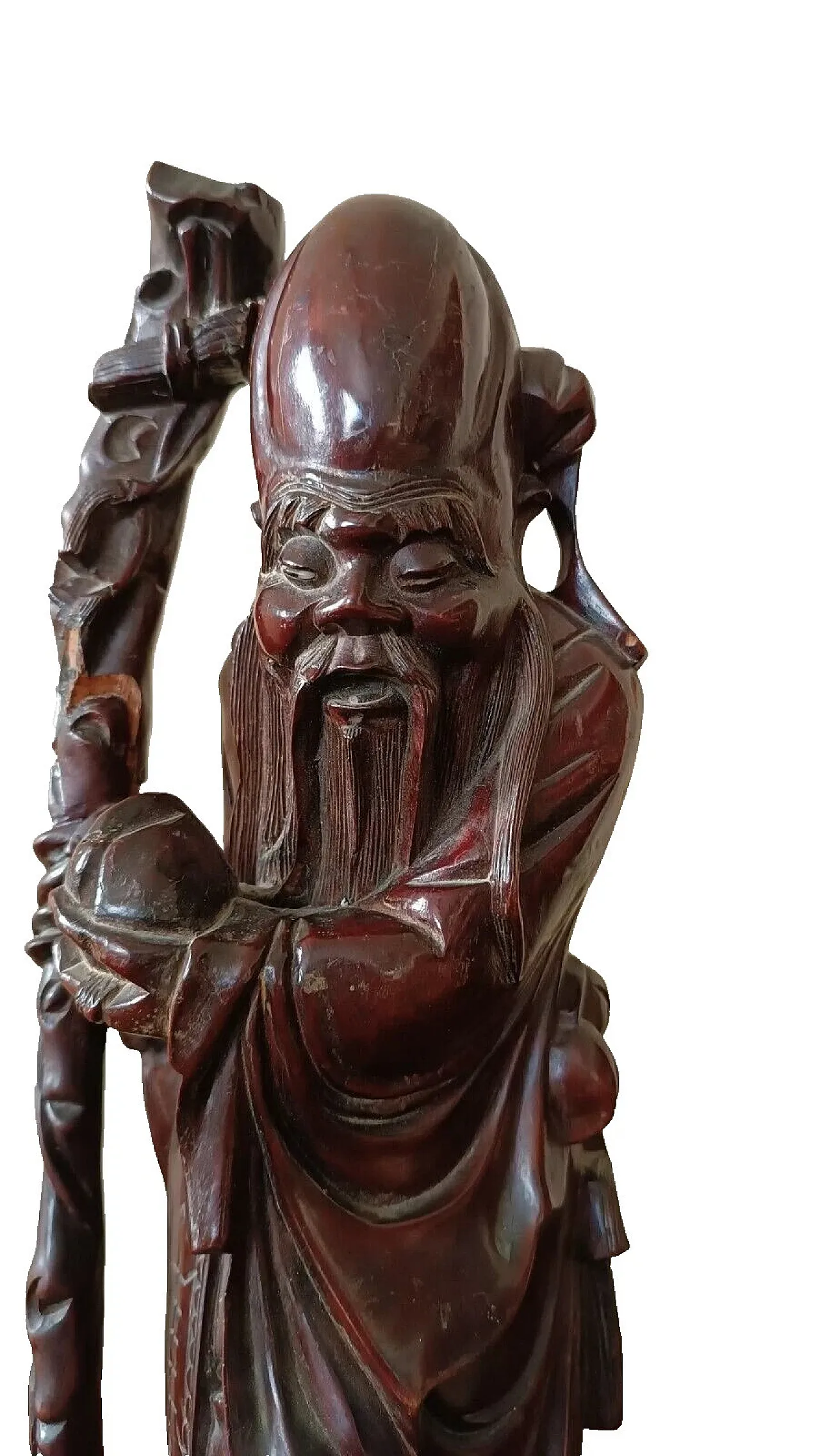 Scultura in palissandro, fine '800 3