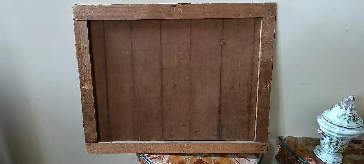 Il calzolaio, olio su tela, scuola italiana, '800 10