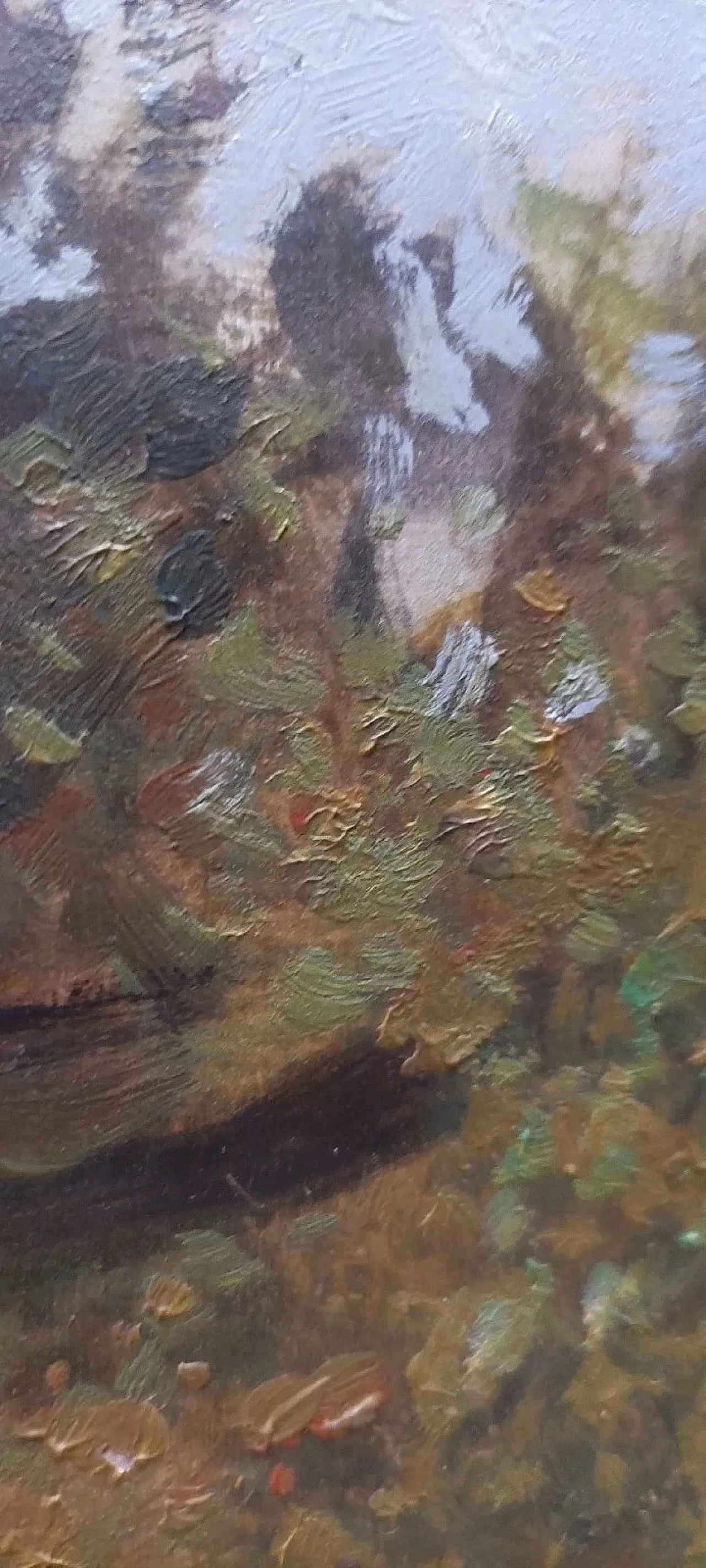 Paesaggio toscano con fienile di Francesco Maria Pieri, anni '60 7