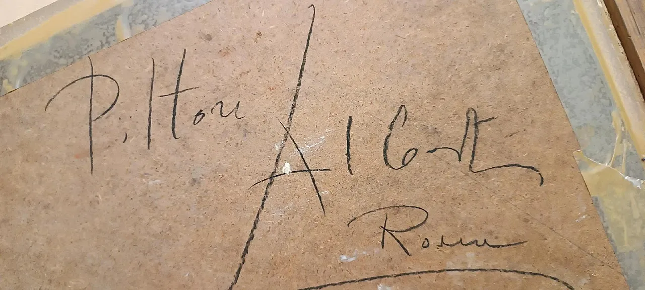 Figura femminile di Alberto Alberti, olio su tela, anni '50 10