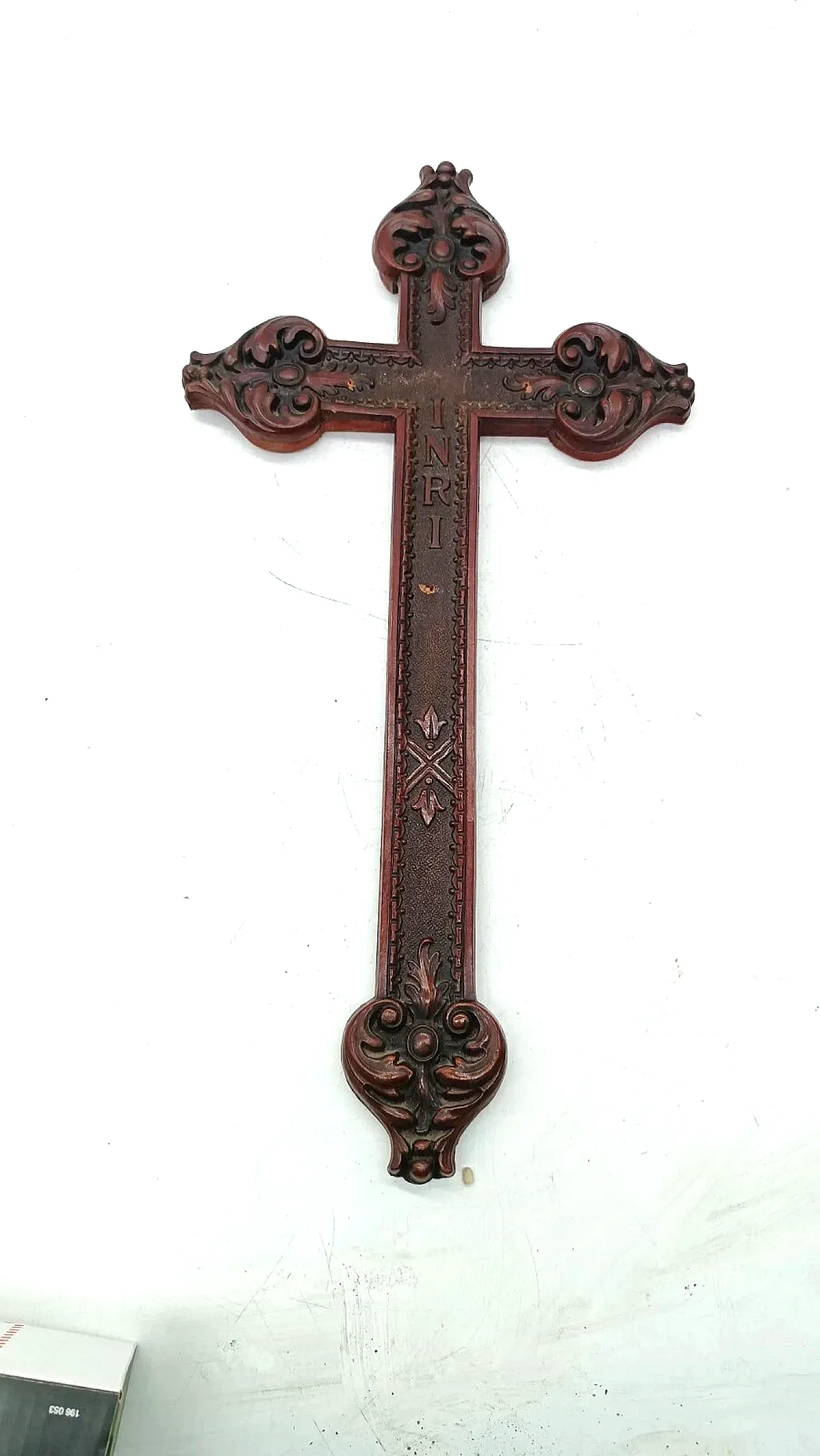 Carved wooden cross, 19th century 1
