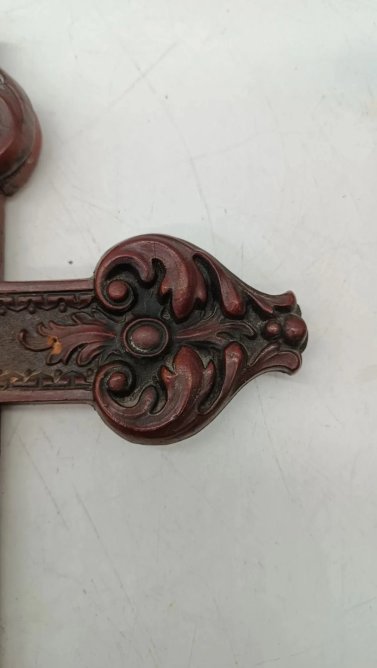 Carved wooden cross, 19th century 8