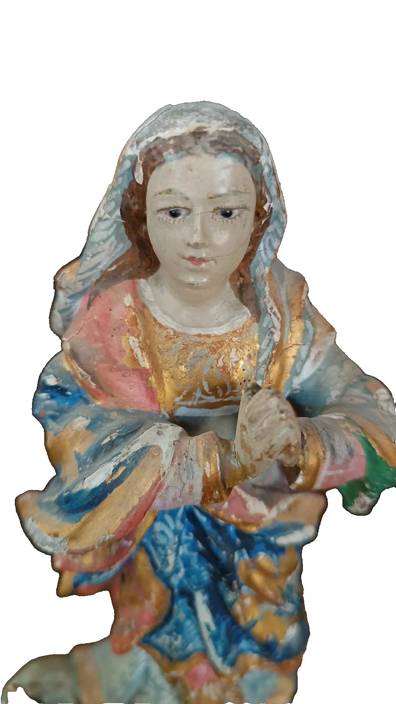 Scultura in legno, Madonna Immacolata, '800 4