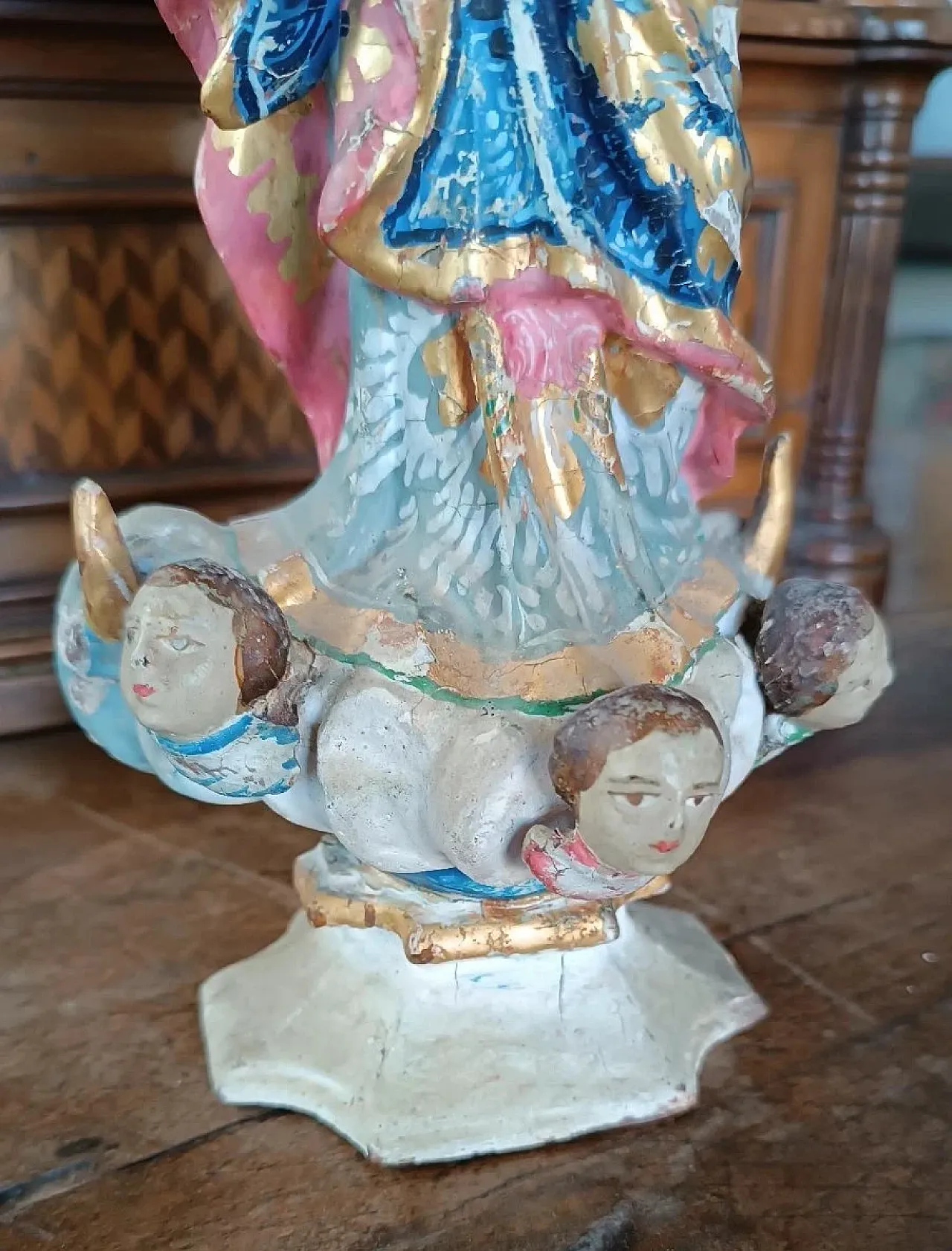 Scultura in legno, Madonna Immacolata, '800 6