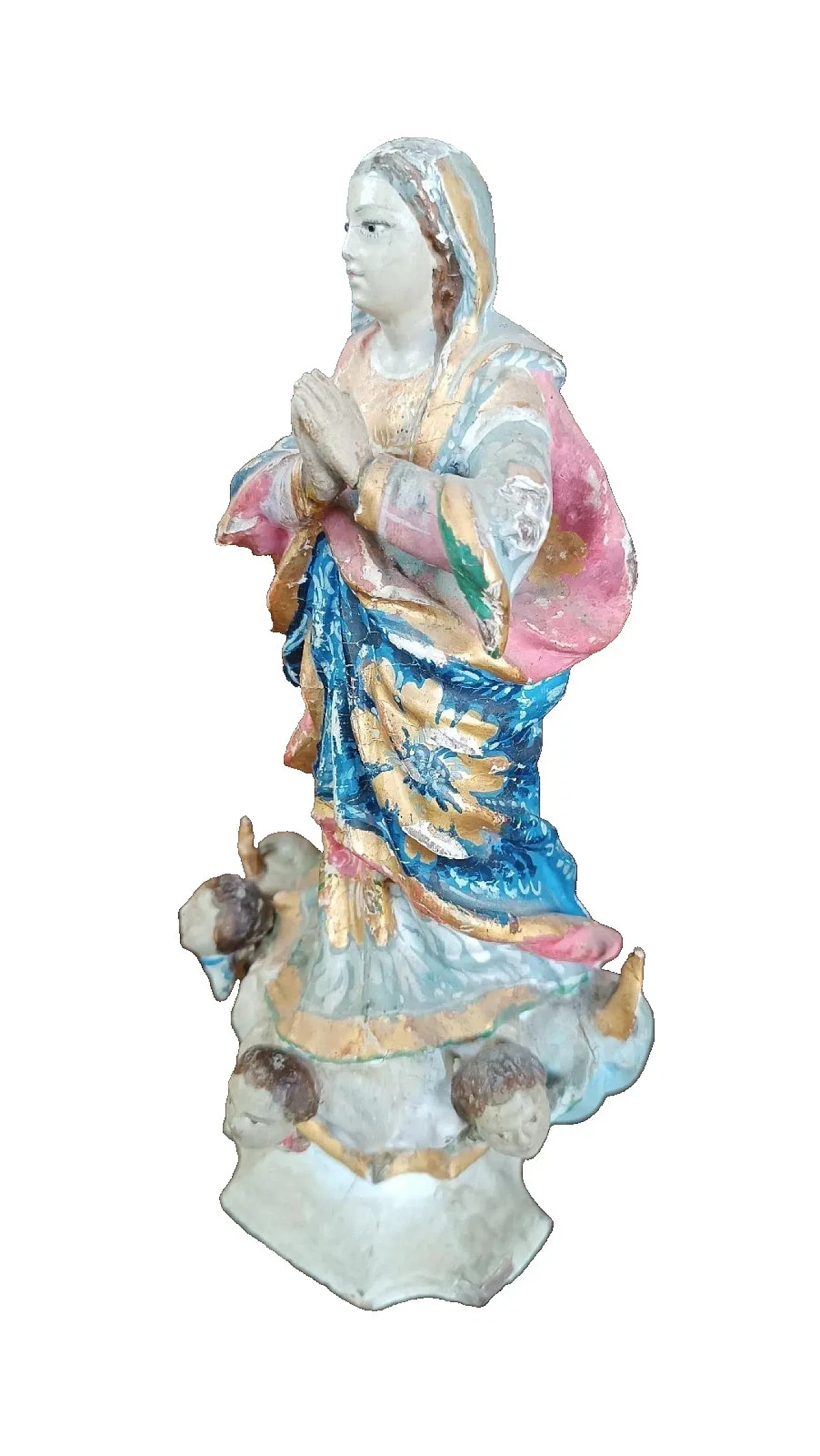 Scultura in legno, Madonna Immacolata, '800 11