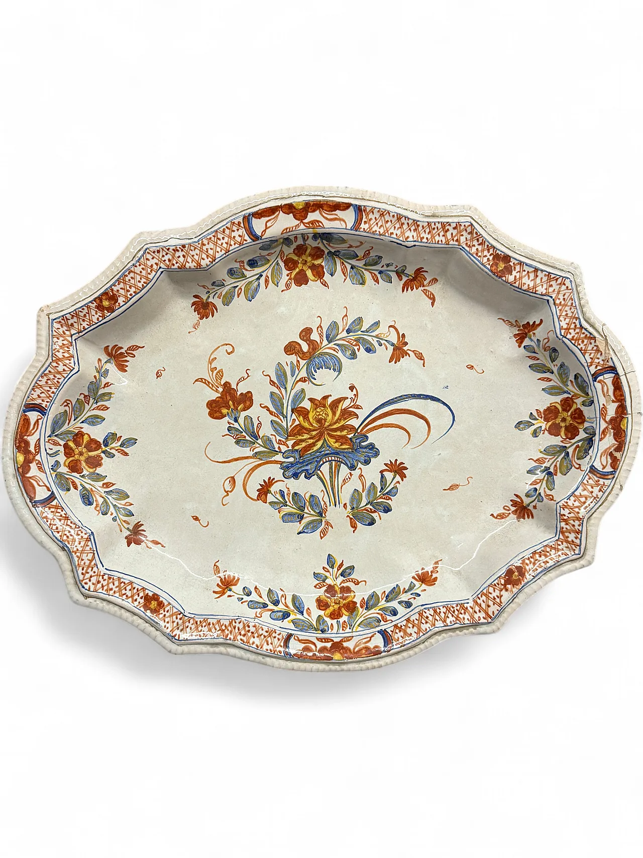 Tray plate, Ferniani manufacture, Faenza, 18th century 8