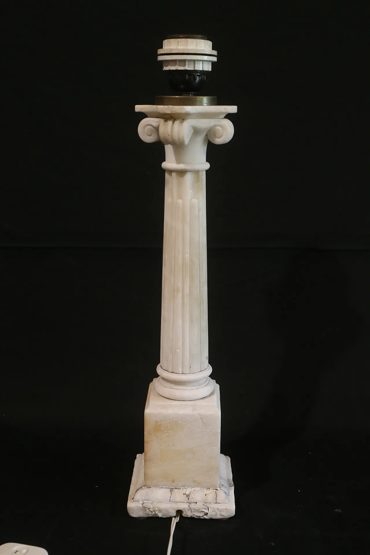 Colonna alabastro marmo grand tour elettrificata, '700 2