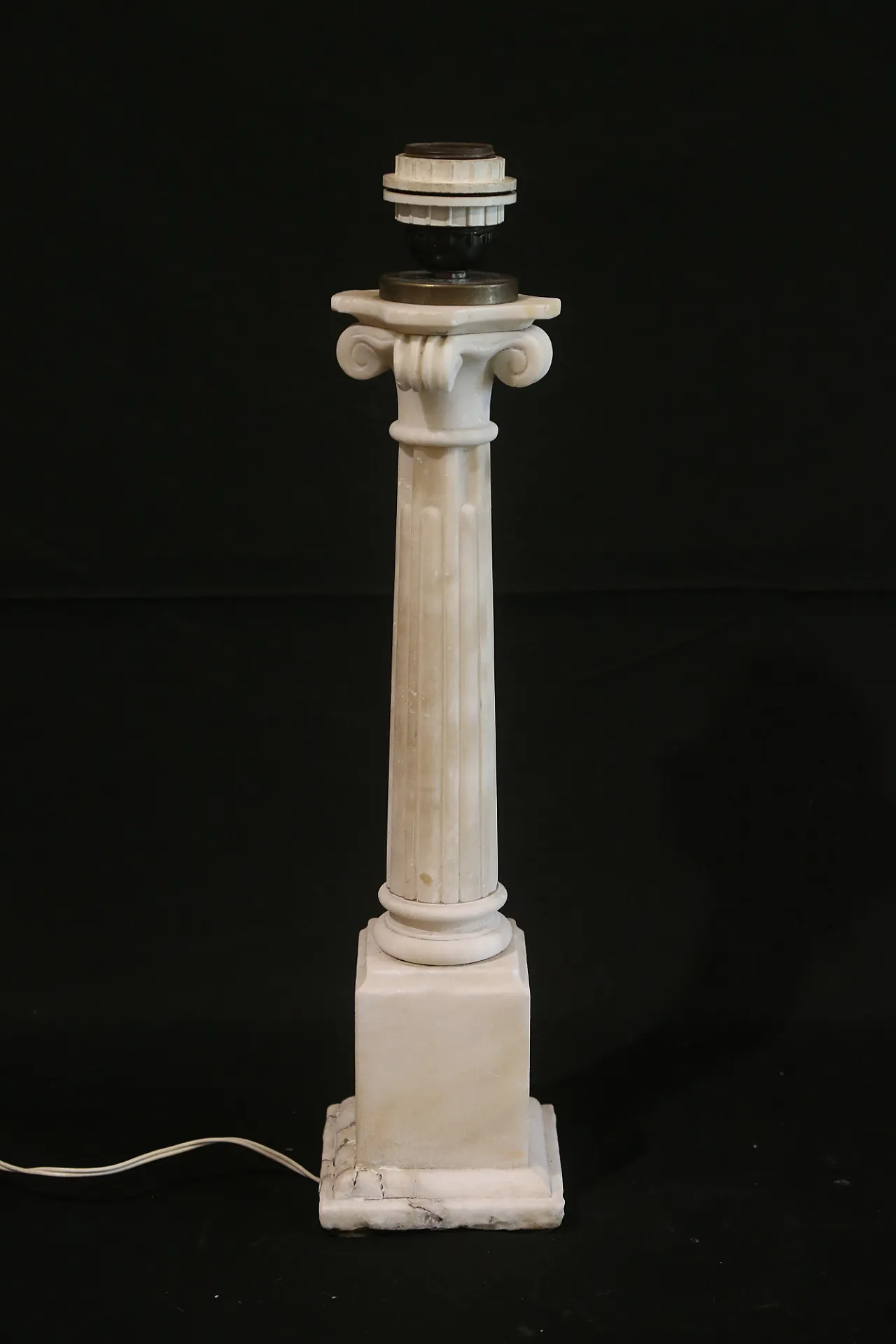 Colonna alabastro marmo grand tour elettrificata, '700 5