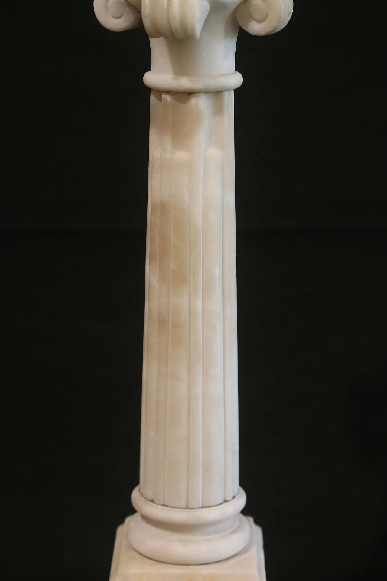 Colonna alabastro marmo grand tour elettrificata, '700 8