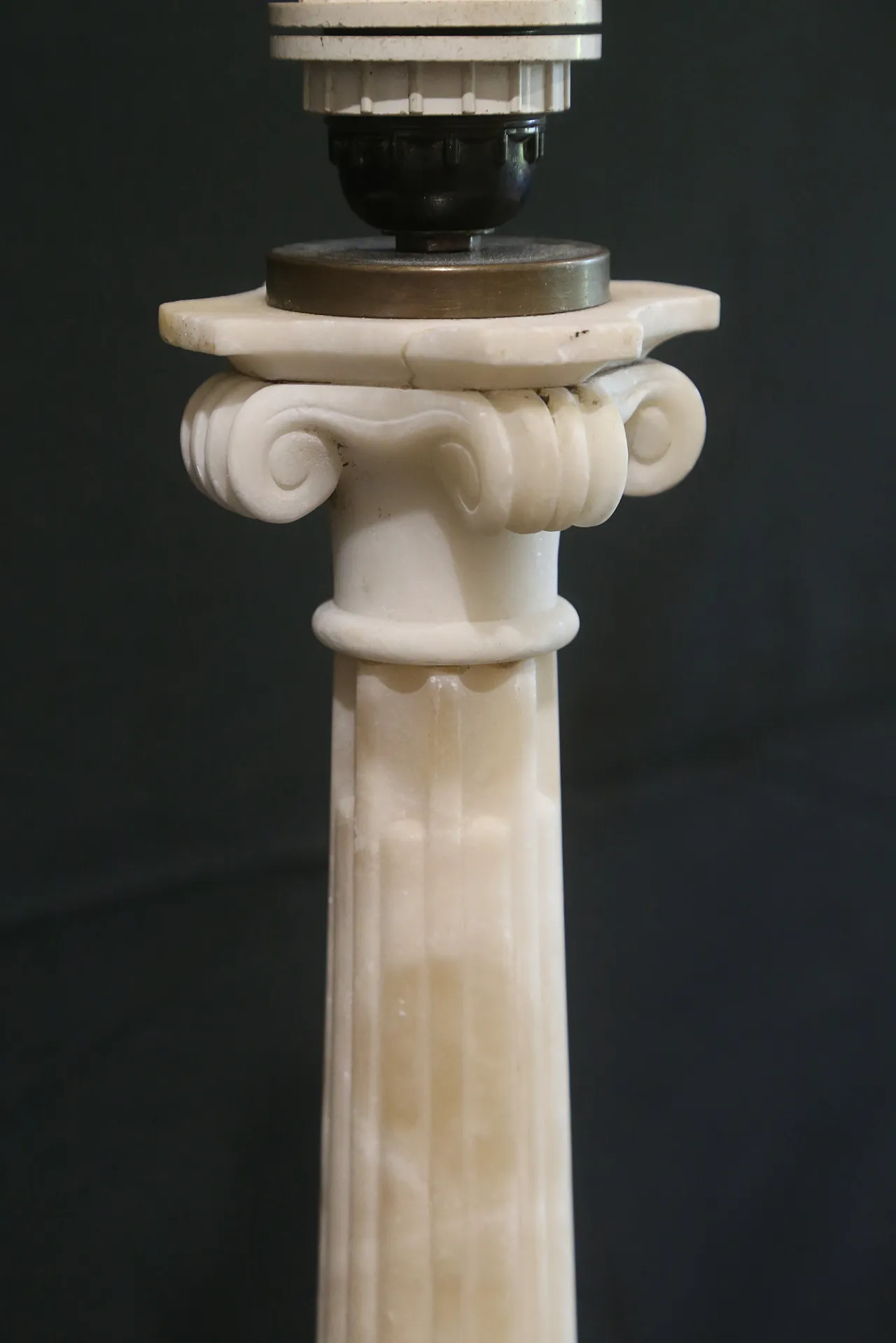 Colonna alabastro marmo grand tour elettrificata, '700 10