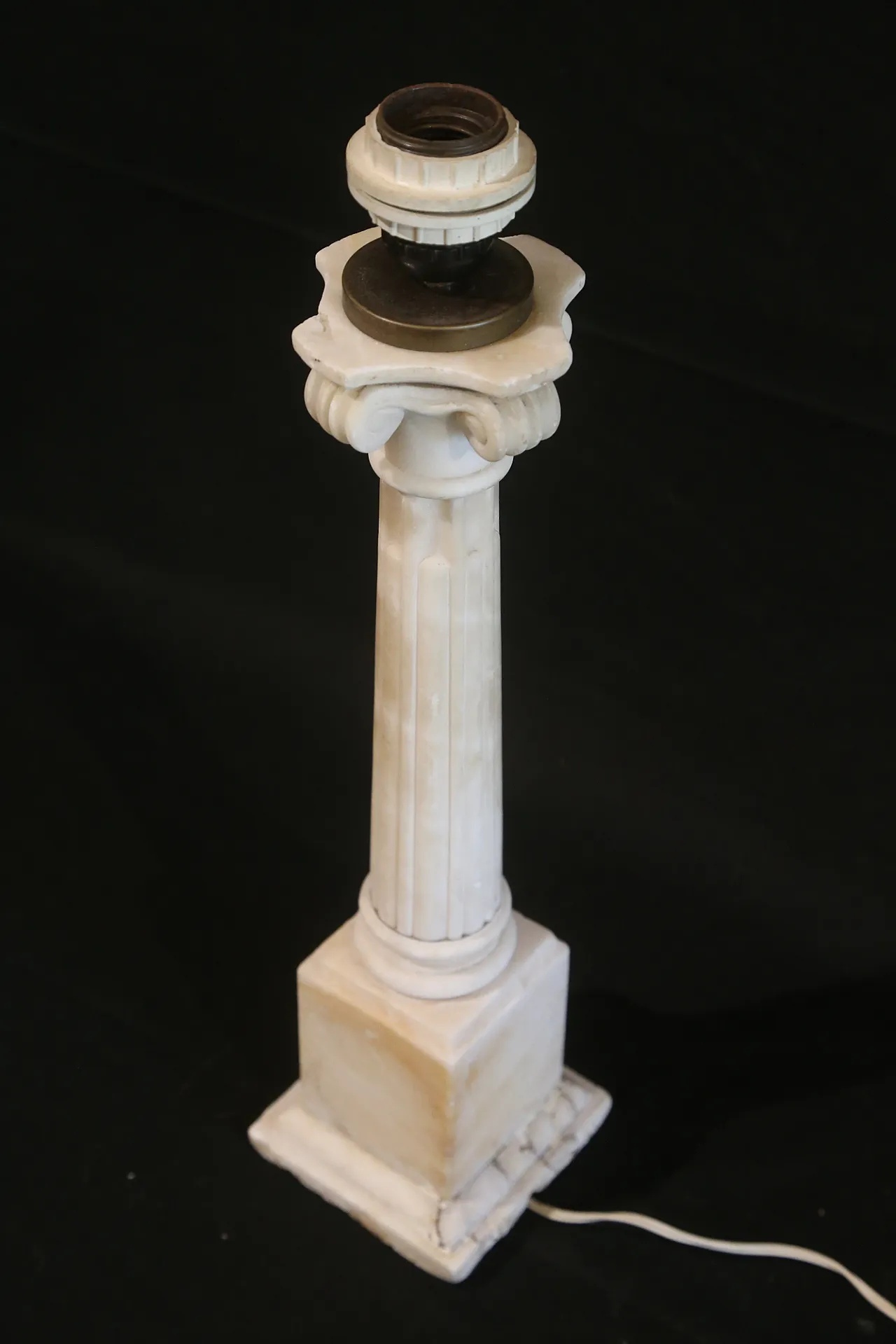 Colonna alabastro marmo grand tour elettrificata, '700 11