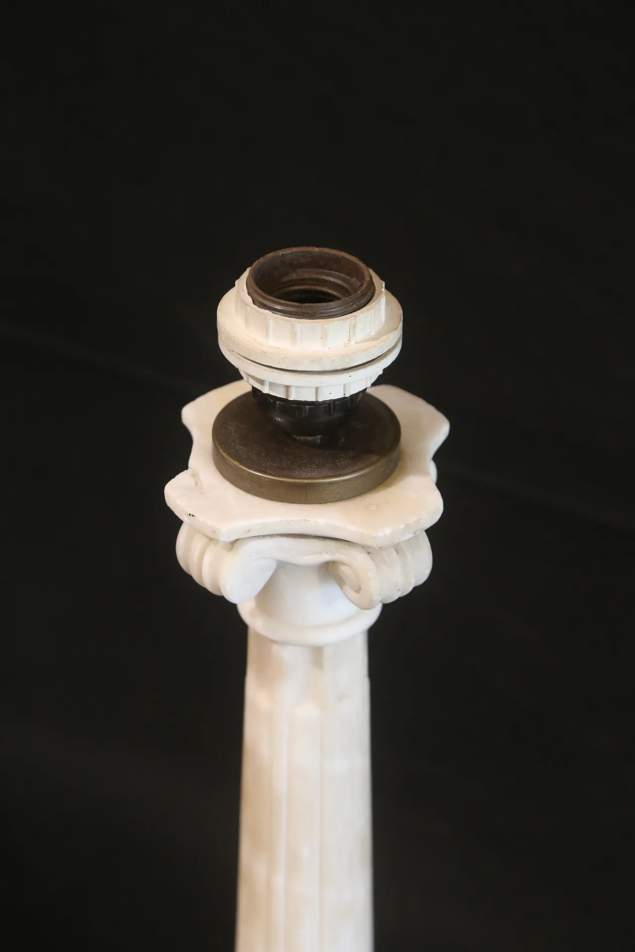 Colonna alabastro marmo grand tour elettrificata, '700 12